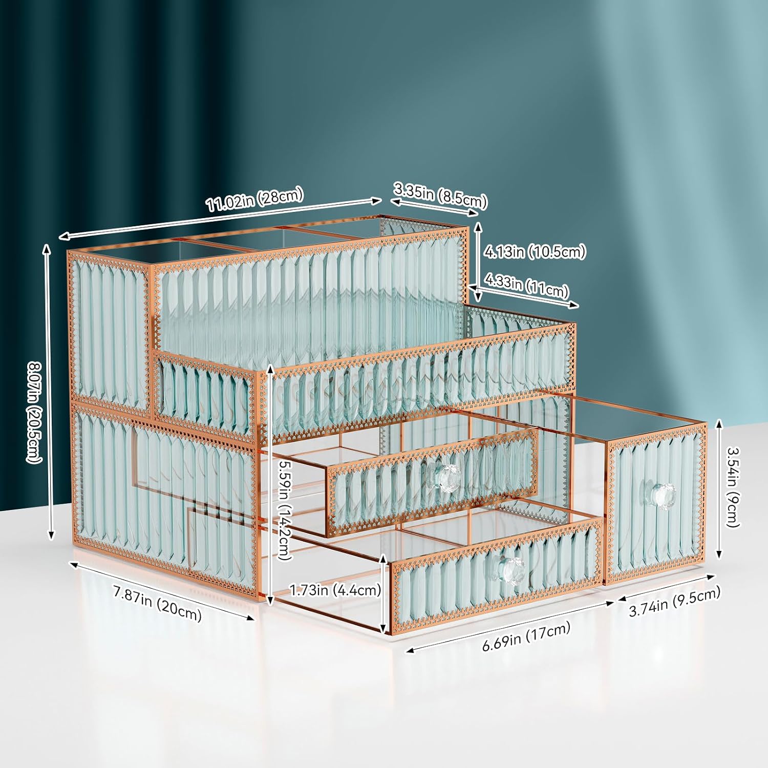 Detalle de Youdepot Hair Tool Organizer: a practical vanity companion for everyday organisation