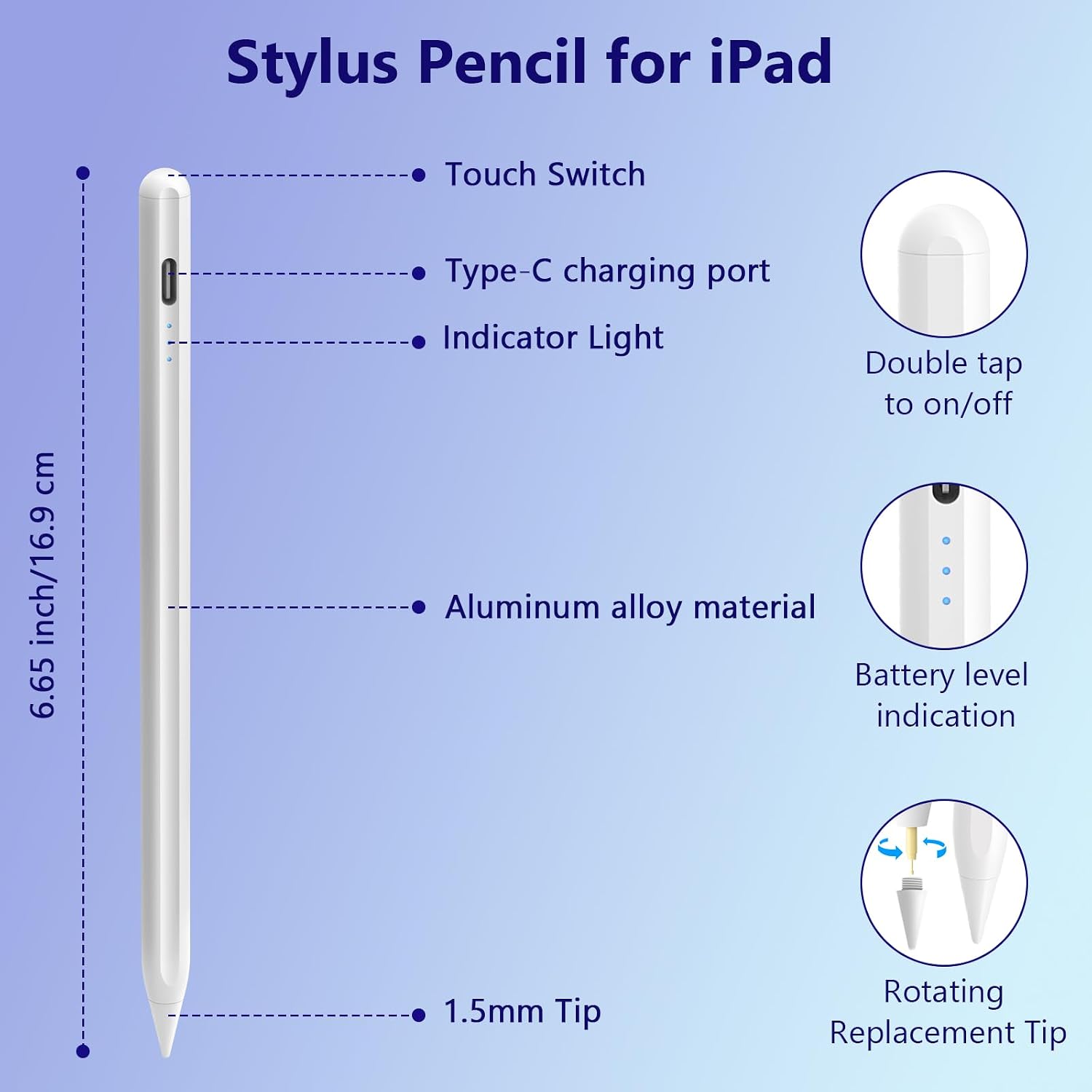 Detalle de CC Store Stylus Pen for iPad — Tilt Sensitive 12.9"
