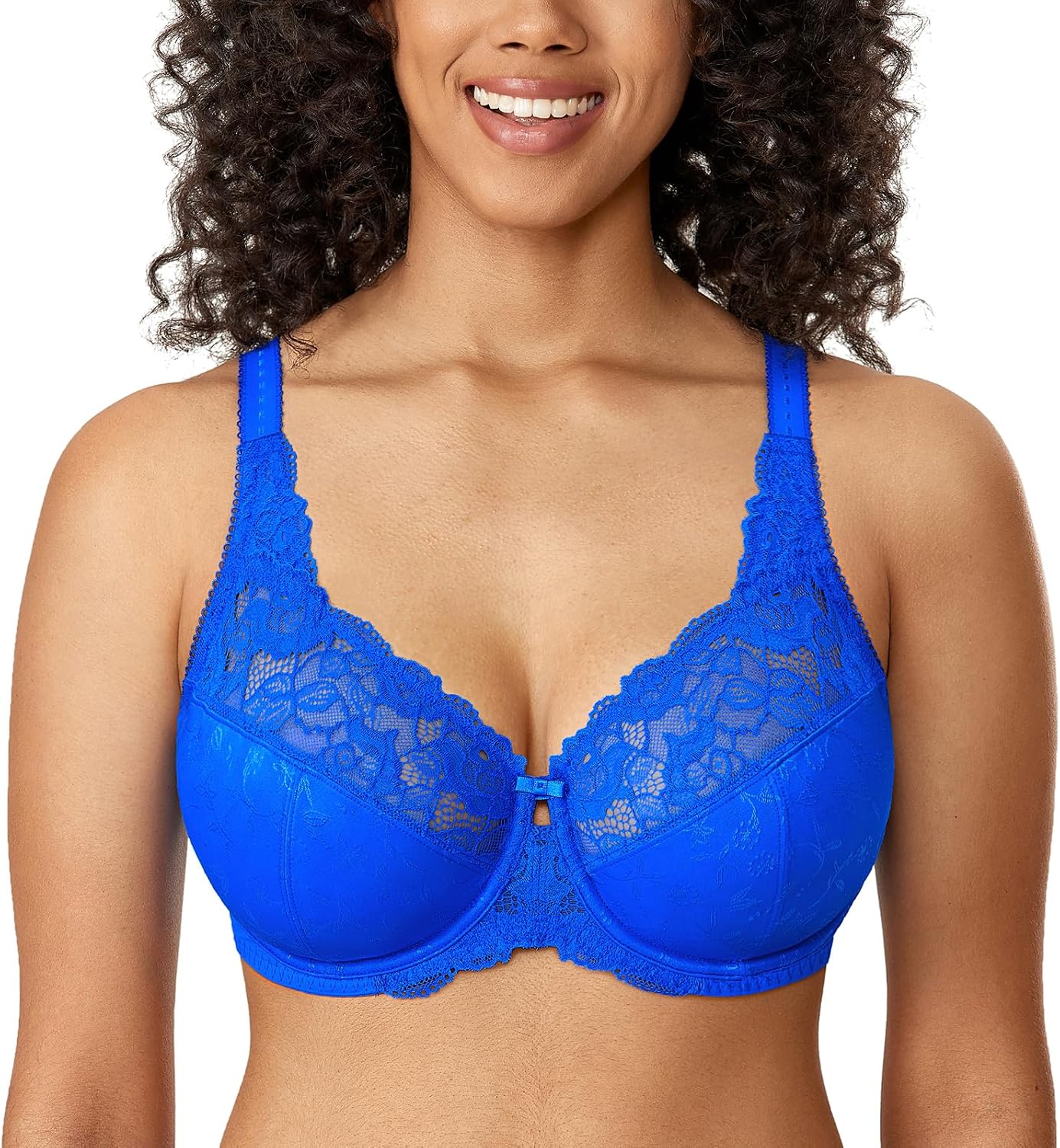 Thumbnail 6 de Delimira Women’s Beauty Lace Non-Padded Minimiser Underwired Full Figure Bra
