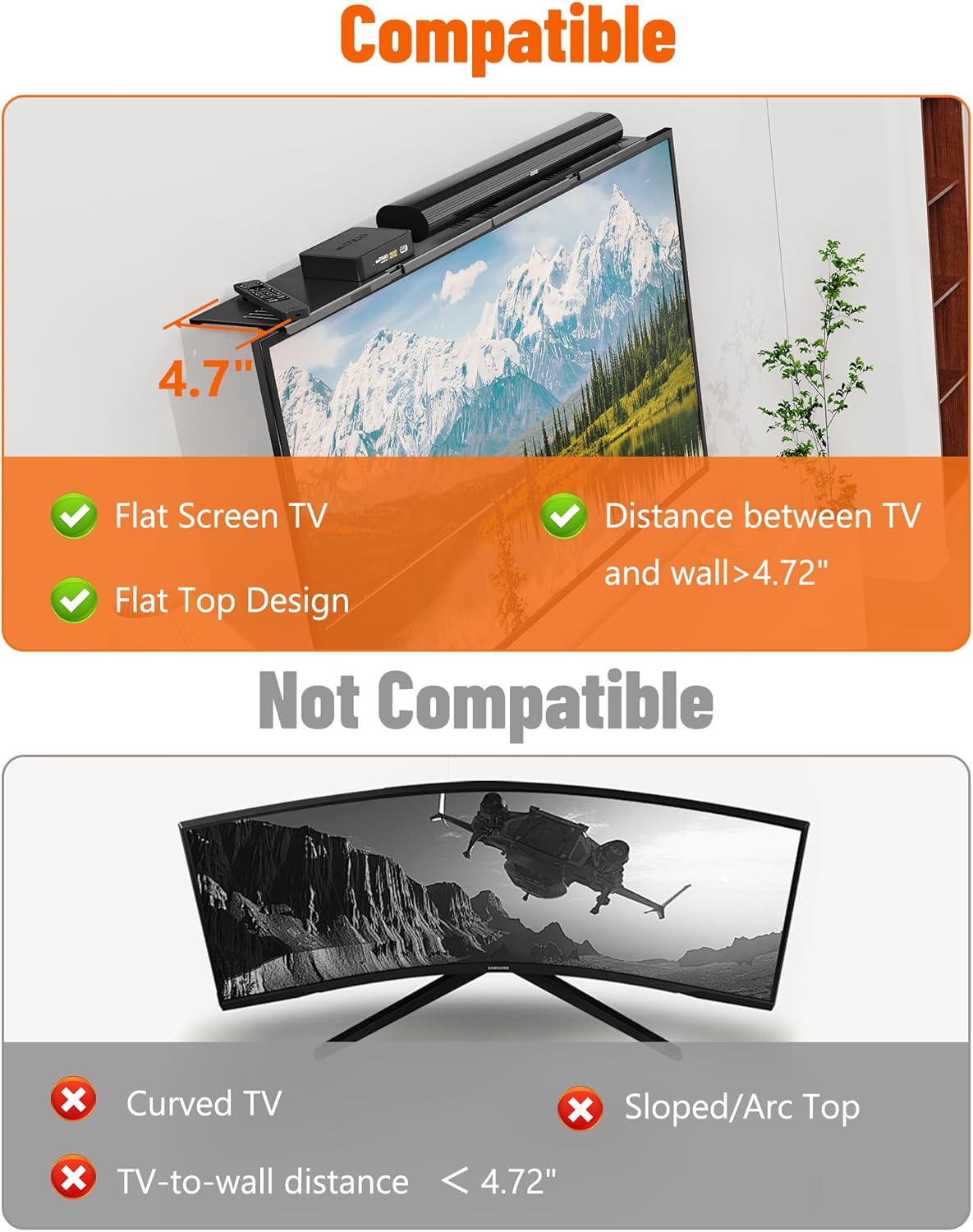 Thumbnail 5 de CUISIBOT Soundbar Mount 15 lbs