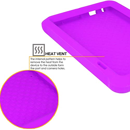 Thumbnail 8 de TECHGEAR Bumper Case with Screen Protector for All-New Amazon Fire 7" (2022, 12th Gen) – Purple