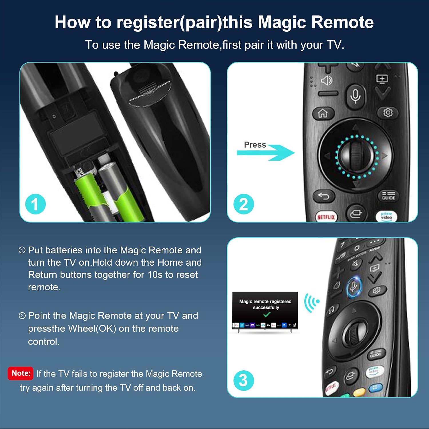 Thumbnail 5 de LG Magic Remote AKB75855501 Replacement