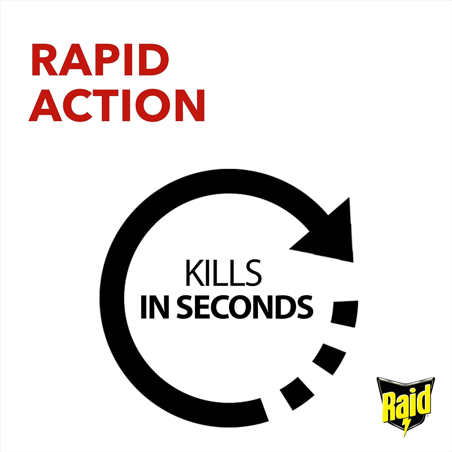 Thumbnail 4 de Raid Rapid Action Fly & Wasp Killer – Indoor Spray, Pack of 6 x 300ml