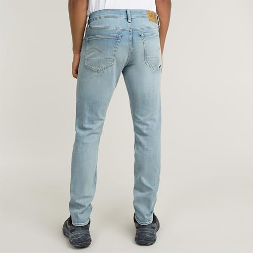 Detalle 2 de G-STAR 3301 Slim Jeans Azul Sun Faded 👖 para Hombre