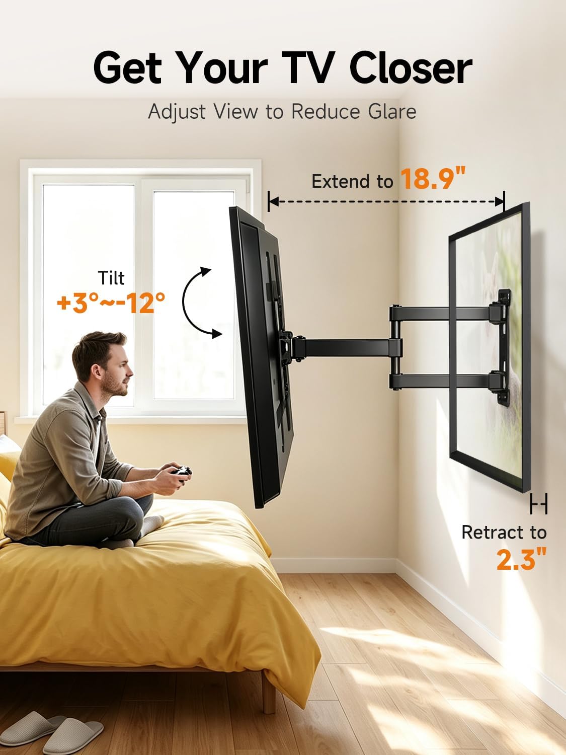 Detalle de Suptek A1+ TV Wall Mount 55 lbs