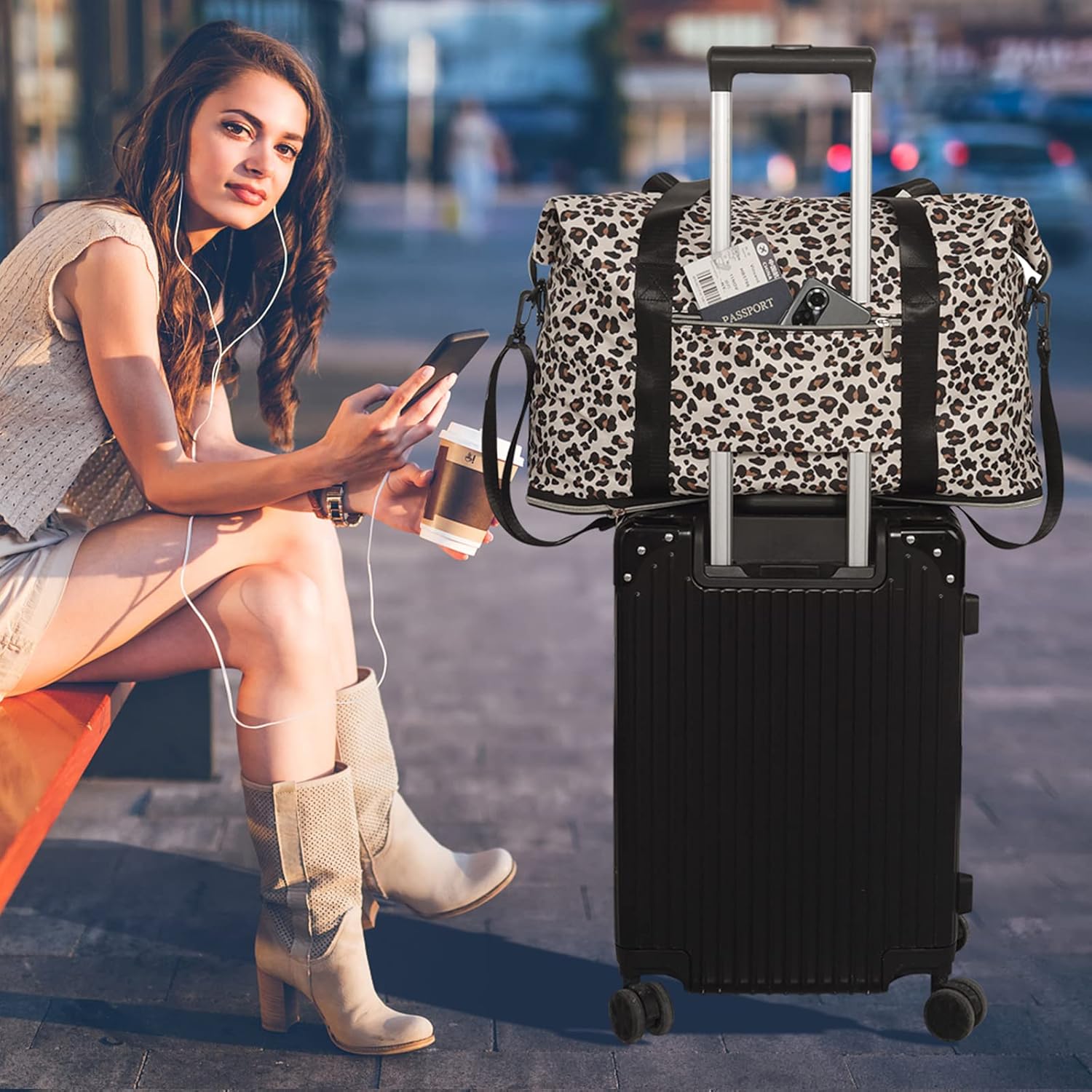 Thumbnail 5 de Capolo Expandable Travel Duffle Bag – Weekender, Hospital & Travel Companion