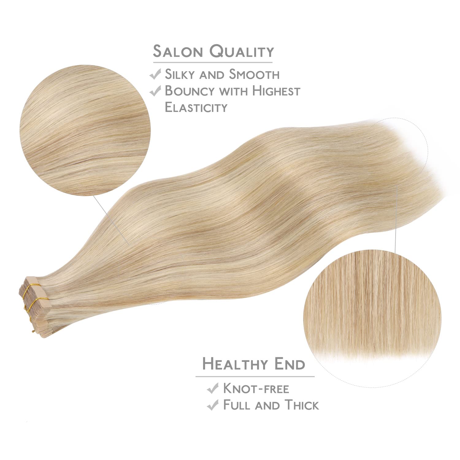 Detalle 2 de WENNALIFE Tape Extensions Echthaar 35 cm