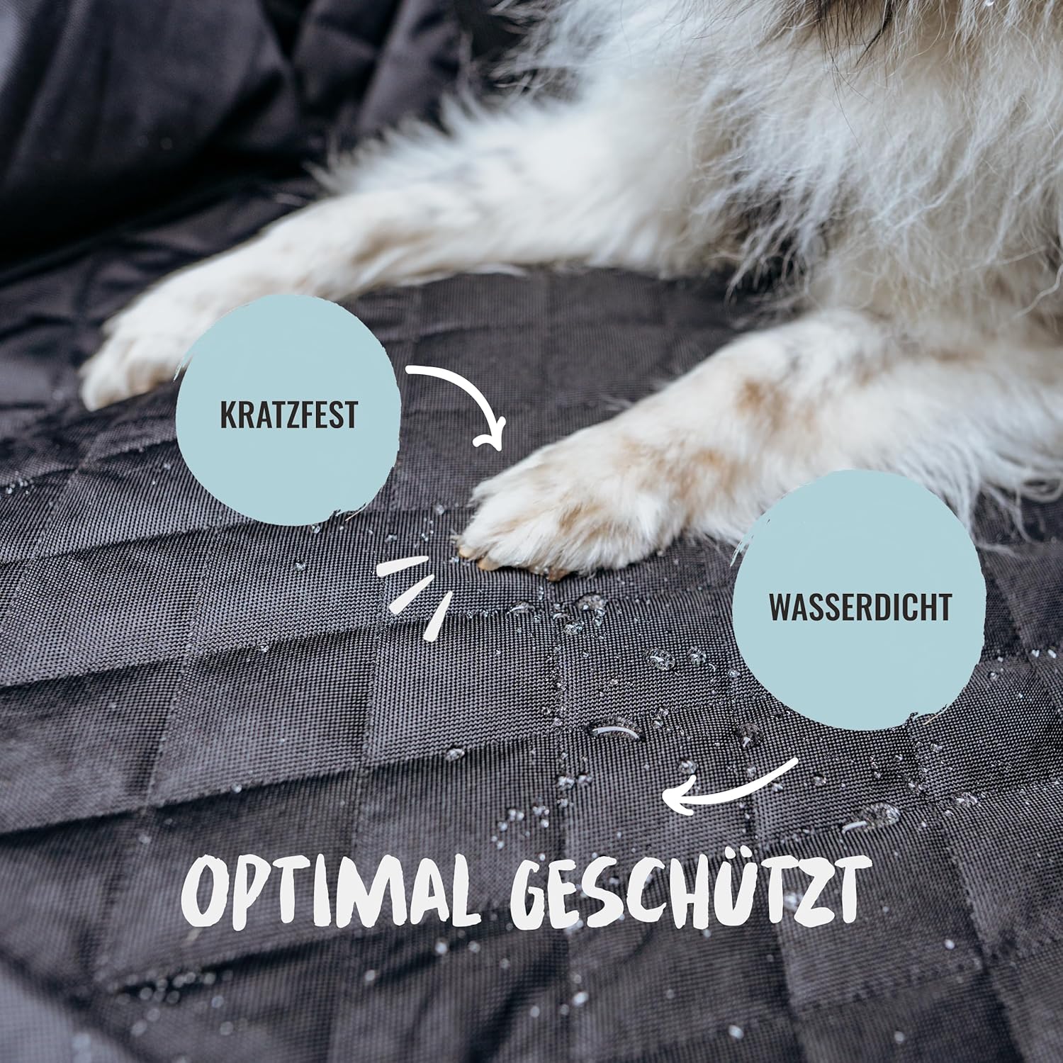 Thumbnail 4 de Rudelkönig Hundedecke Auto Rückbank 360° Schutz