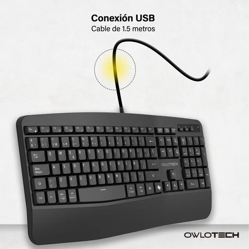 Thumbnail 1 de Owlotech MK500 Combo Teclado Ratón