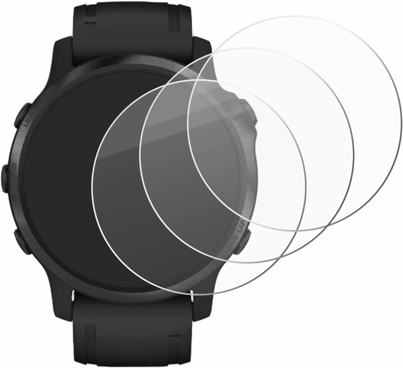 Thumbnail 1 de Savvies Armoured Glass for Garmin Fenix 6S Pro (3 Pack) – Tempered Glass Screen Protector