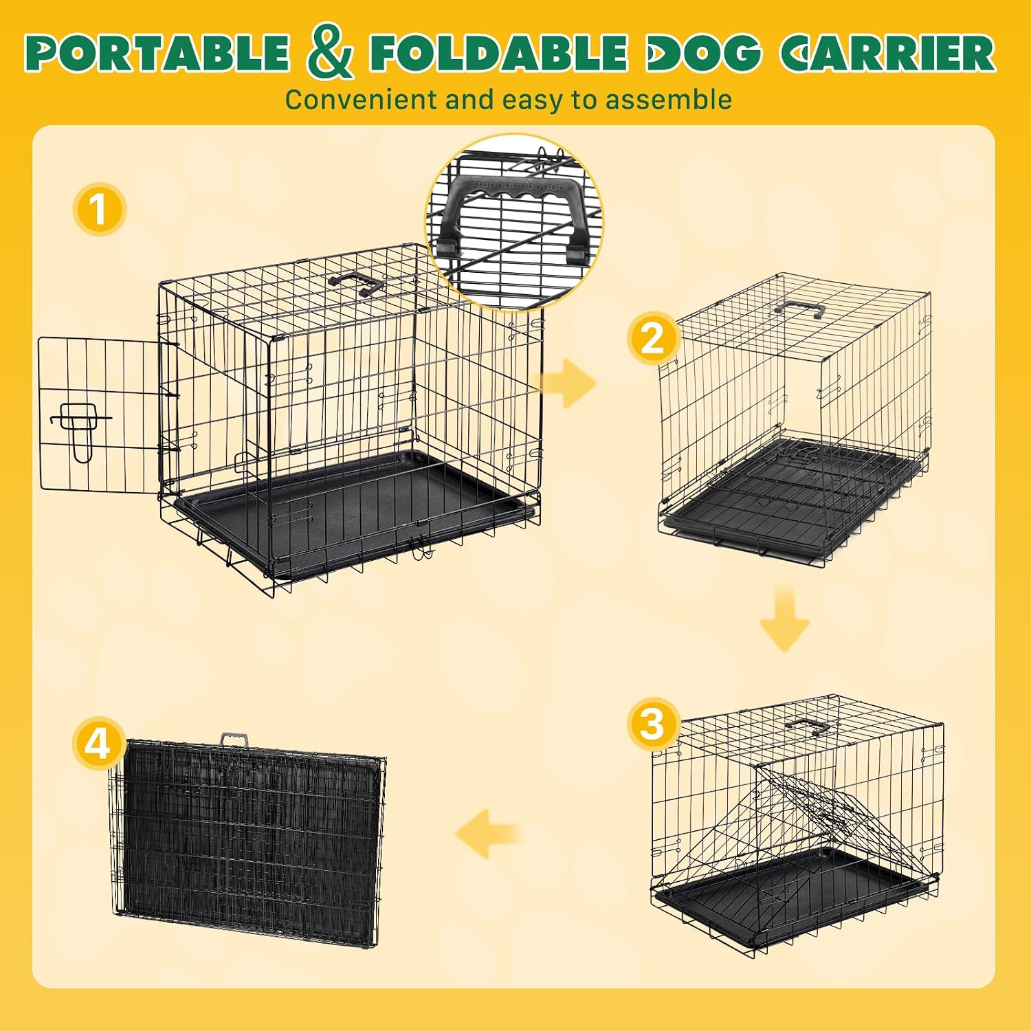 Detalle 1 de Aidoly dog crate 30 inch