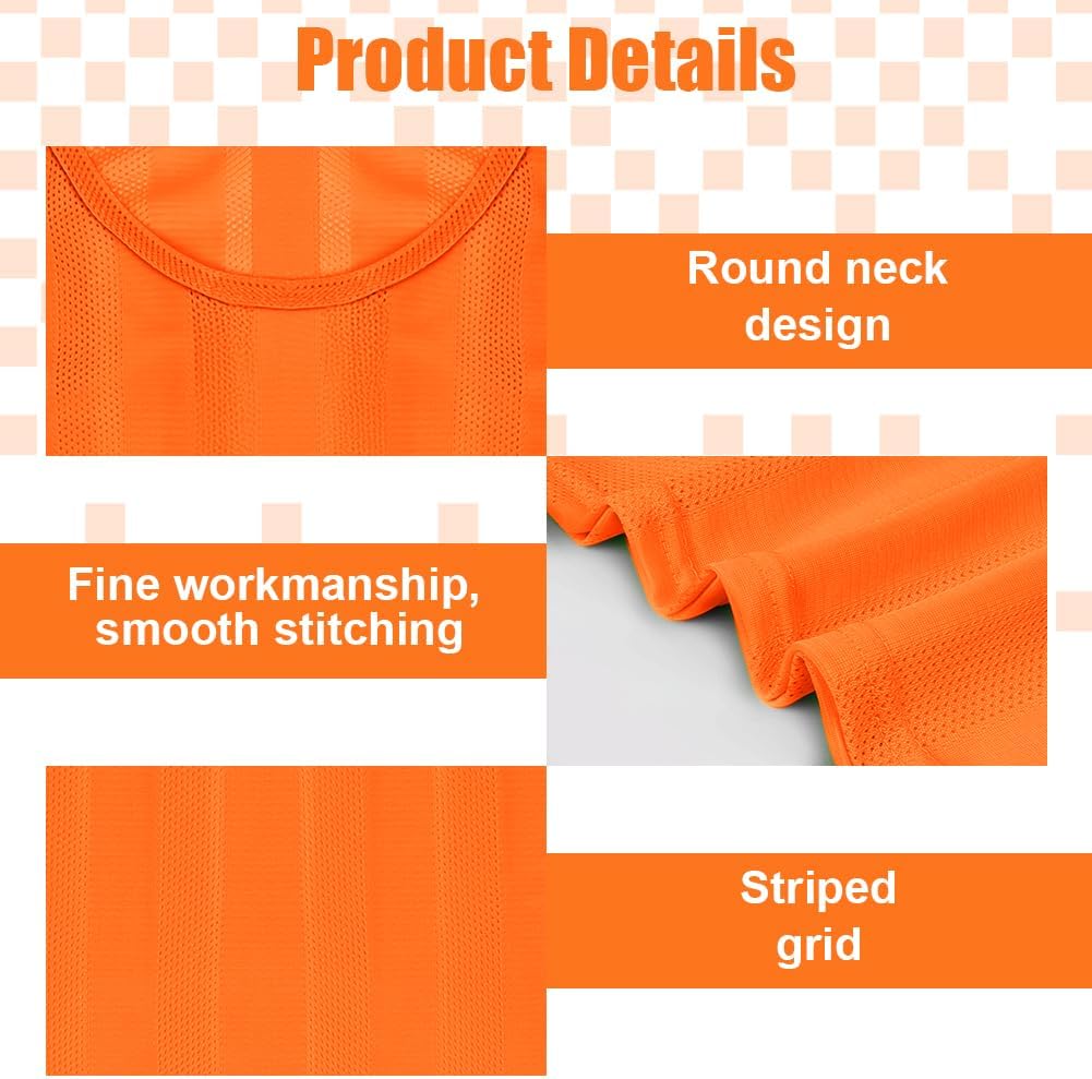 Thumbnail 2 de BSBUY 6 canottiere allenamento in rete traspirante, senza maniche, a righe (6 pezzi) verde, taglia 95