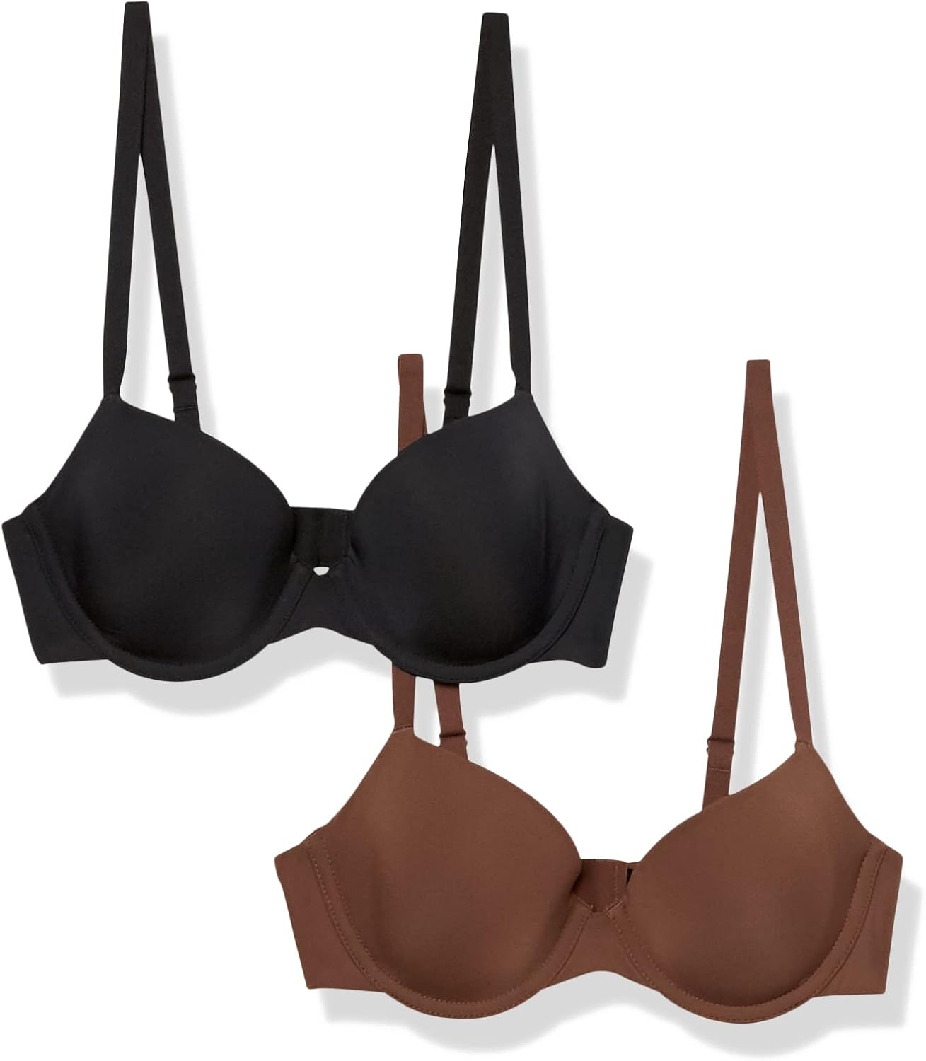 Detalle 2 de Amazon Essentials Damen Demi-BH mit peachiertem Mikrofaserfutter – leicht wattierter Bügel-BH für den Alltag