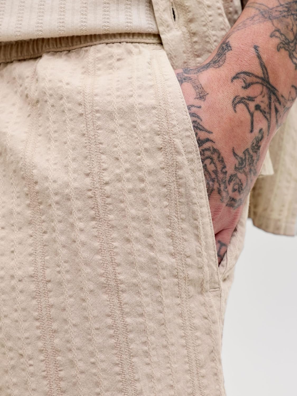 Detalle 2 de Jack & Jones Jpstjaiden Tyson Jogger Short SN – Pantaloncini da Jogging Uomo