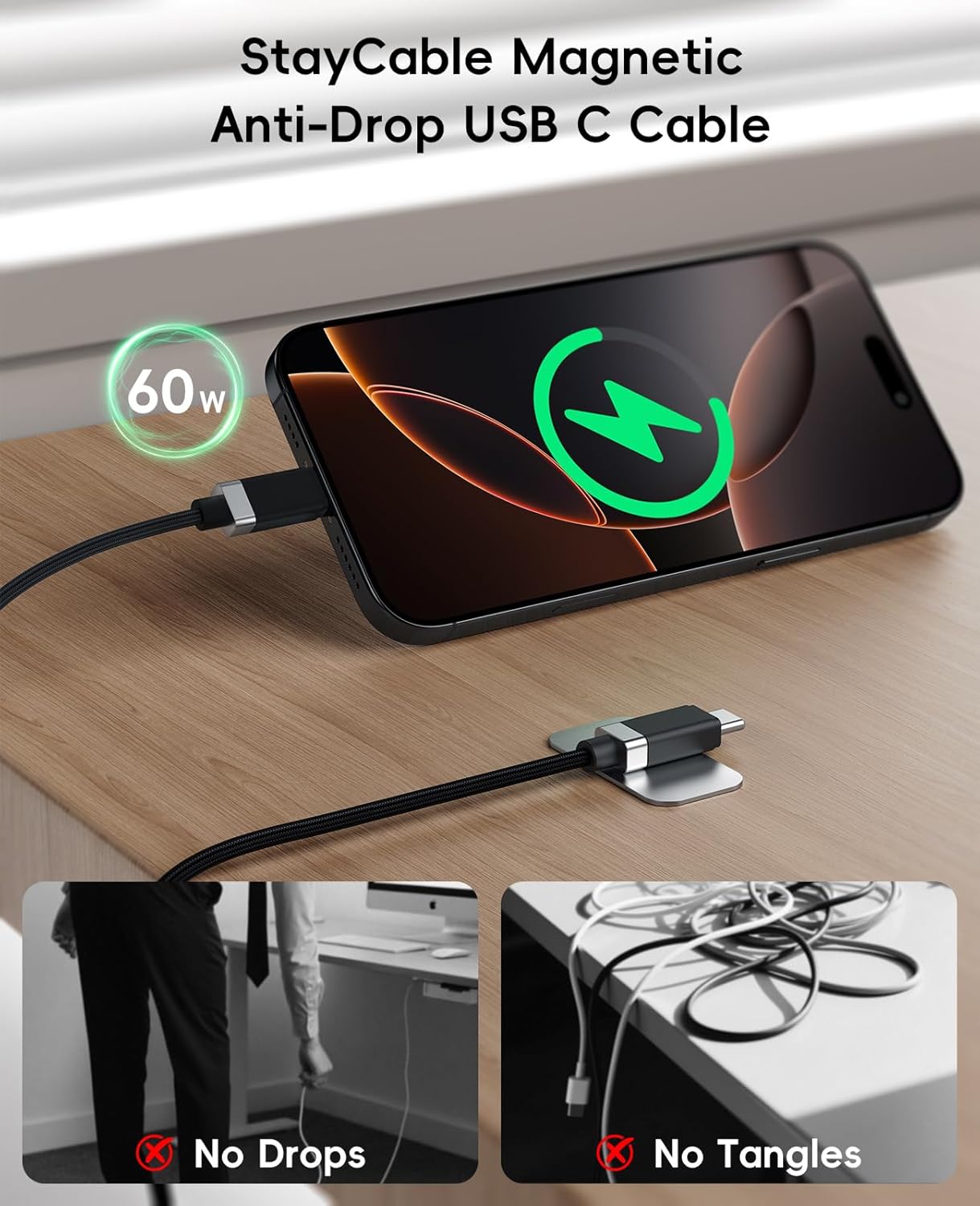 Thumbnail 1 de Magtame StayCable 1,5 m cavo magnetico USB-C