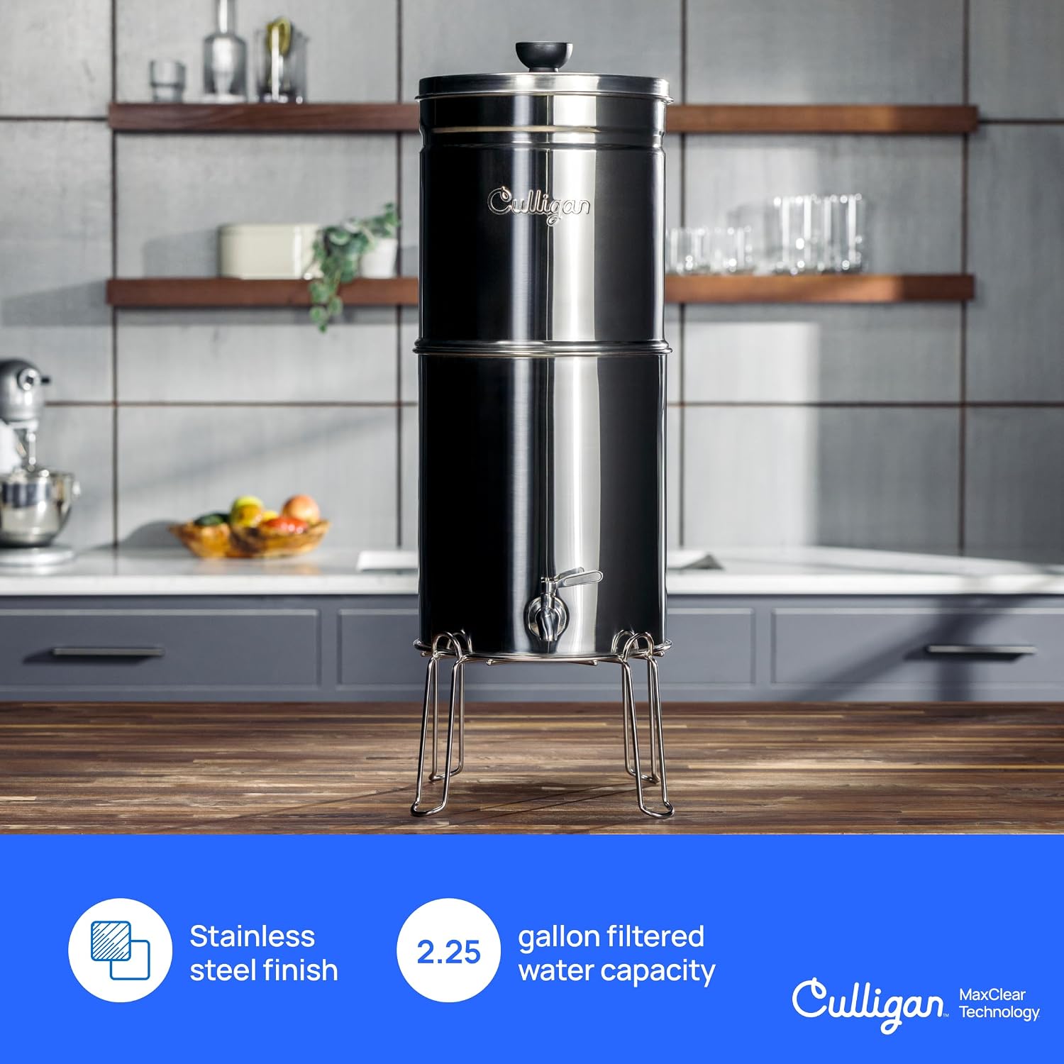Thumbnail 1 de Culligan MaxClear 2.25 Gallon Gravity Water Filter System with 1 Ceramic Filter
