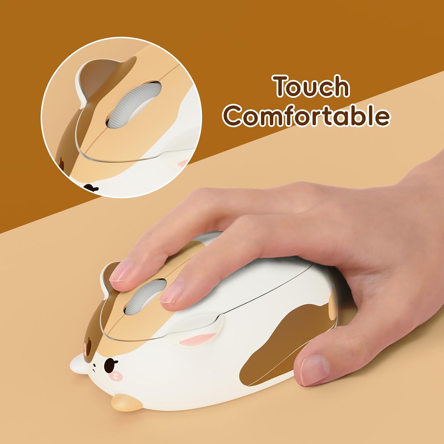 Thumbnail 6 de Akko Calico: Niedliche kabellose Maus mit Katzenmotiv, Tri-Mode (Bluetooth 3.0/5.0 + 2.4G, 3.200 DPI)