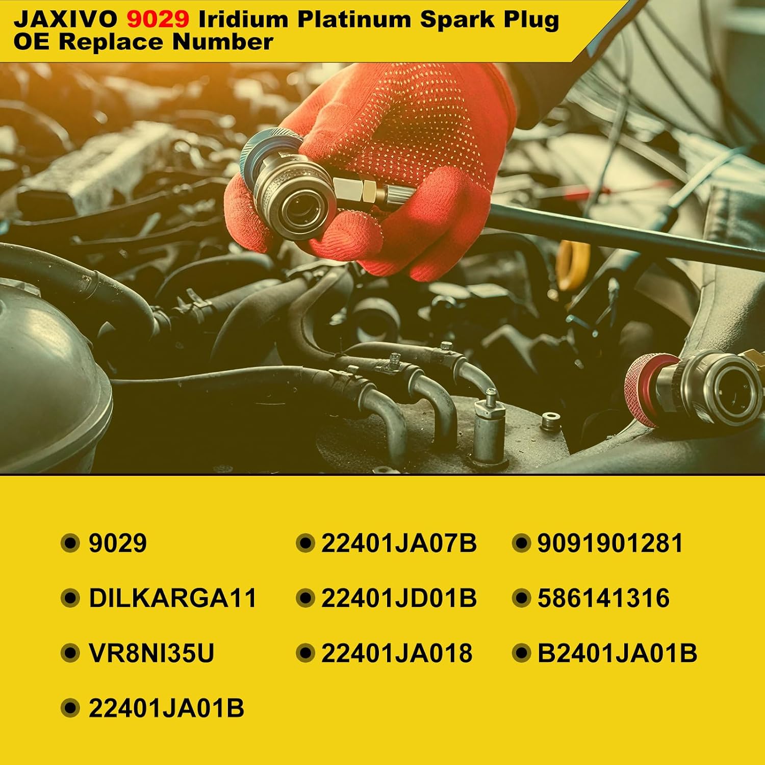 Detalle de Jaxivo Spark Plugs 9029