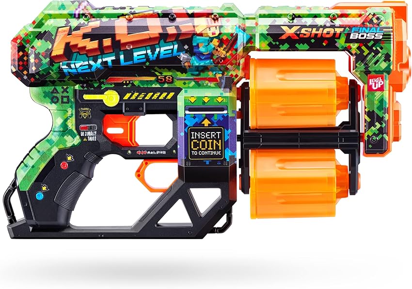 Detalle de ZURU XShot Skins Dread K.O — 24 dardos