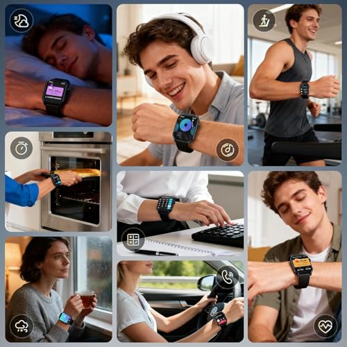 Thumbnail 6 de TRAUSI Relojes Inteligentes para Mujer y Hombre, modelo TG08 de 1,83'' con 120 modos y IP67