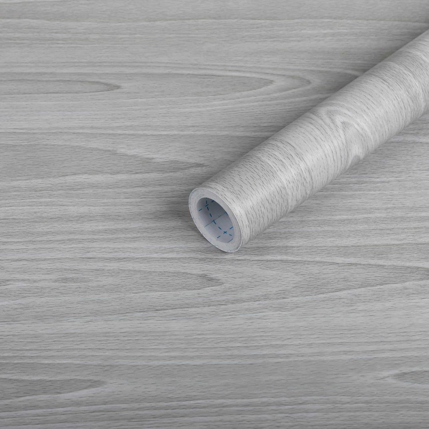 Detalle de Honcet Vinyl Wrap Wood Effect 60x500cm – Self-Adhesive Grey Wood Grain Wallpaper for Furniture and Surfaces