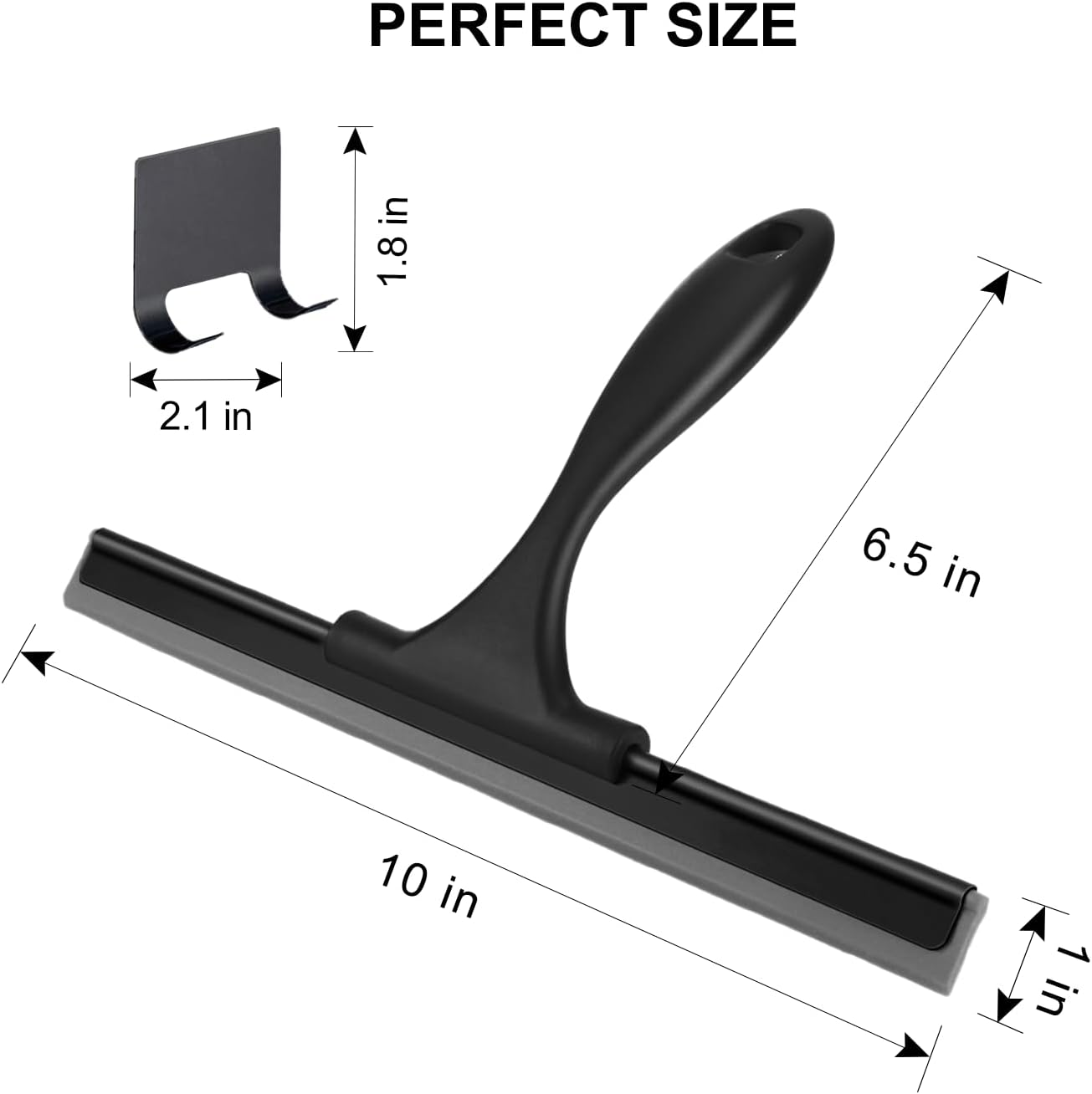 Detalle 2 de SetSail Squeegee 10-Inch shower glass cleaner