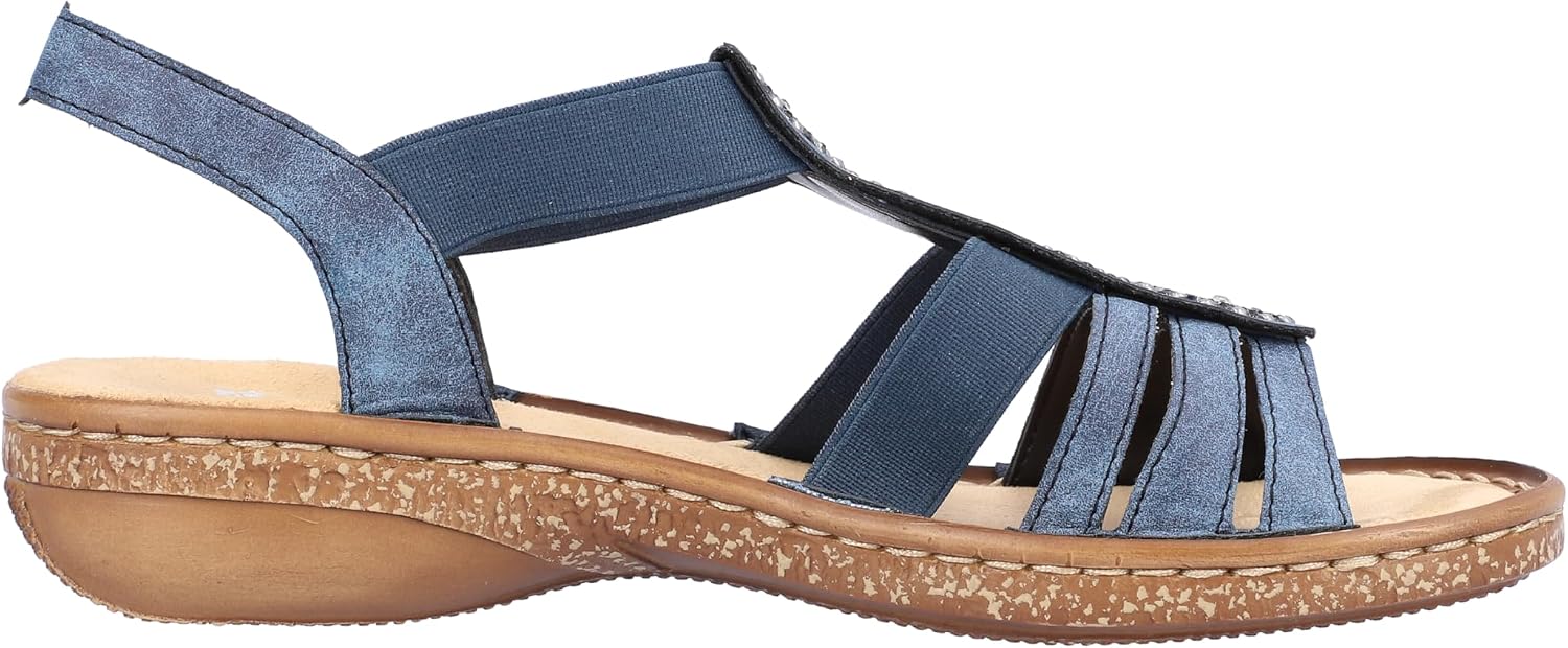 Detalle de Rieker 628g9 Sandale Femme: confort et durabilité pour l’été