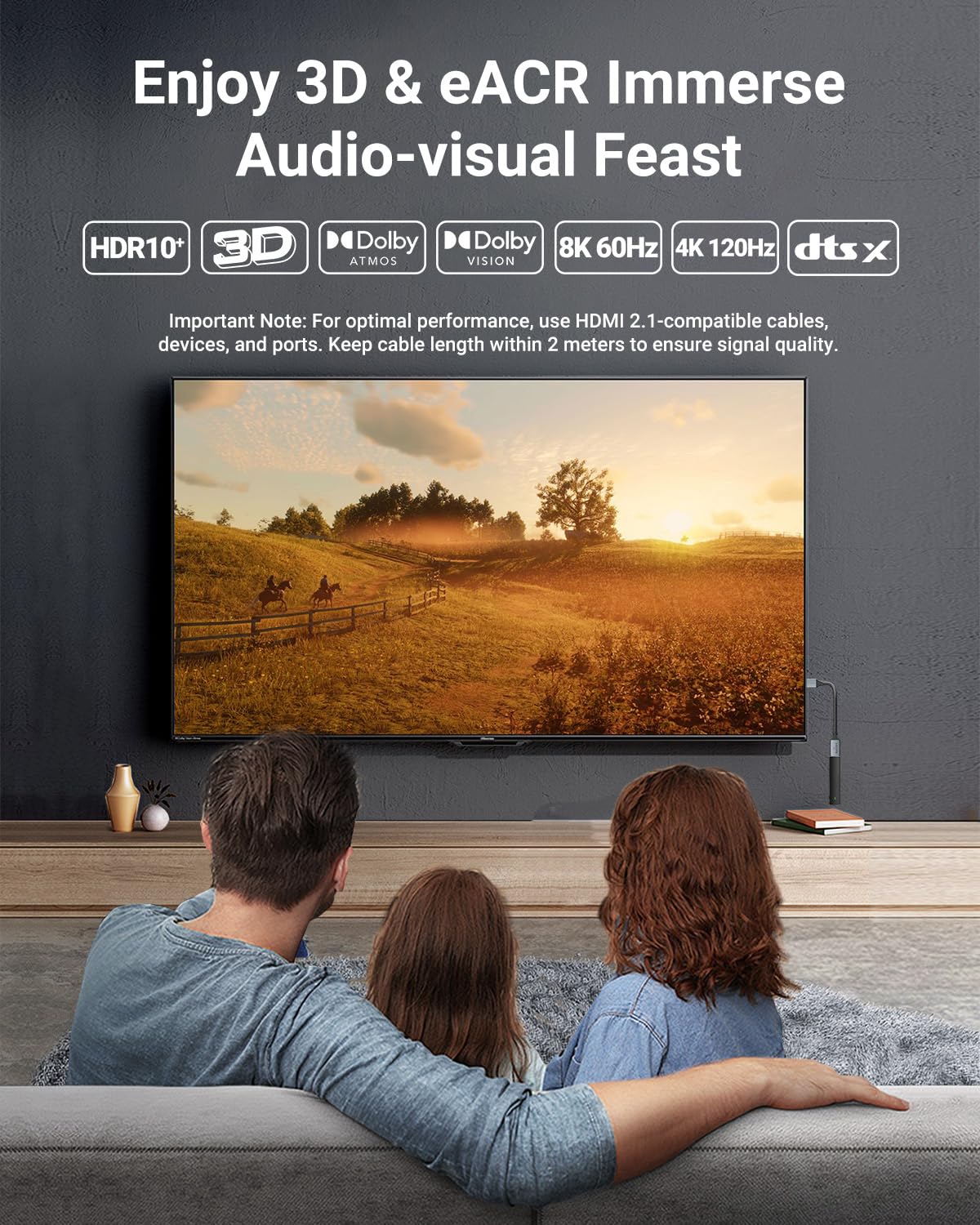 Detalle 2 de VCELINK 8K HDMI Extension Cable 18cm