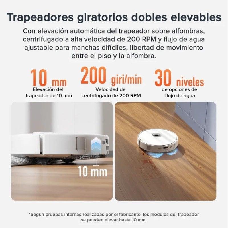 Thumbnail 2 de Roborock Qrevo Curv S5X robot aspirador con AdaptiLift 18500 Pa