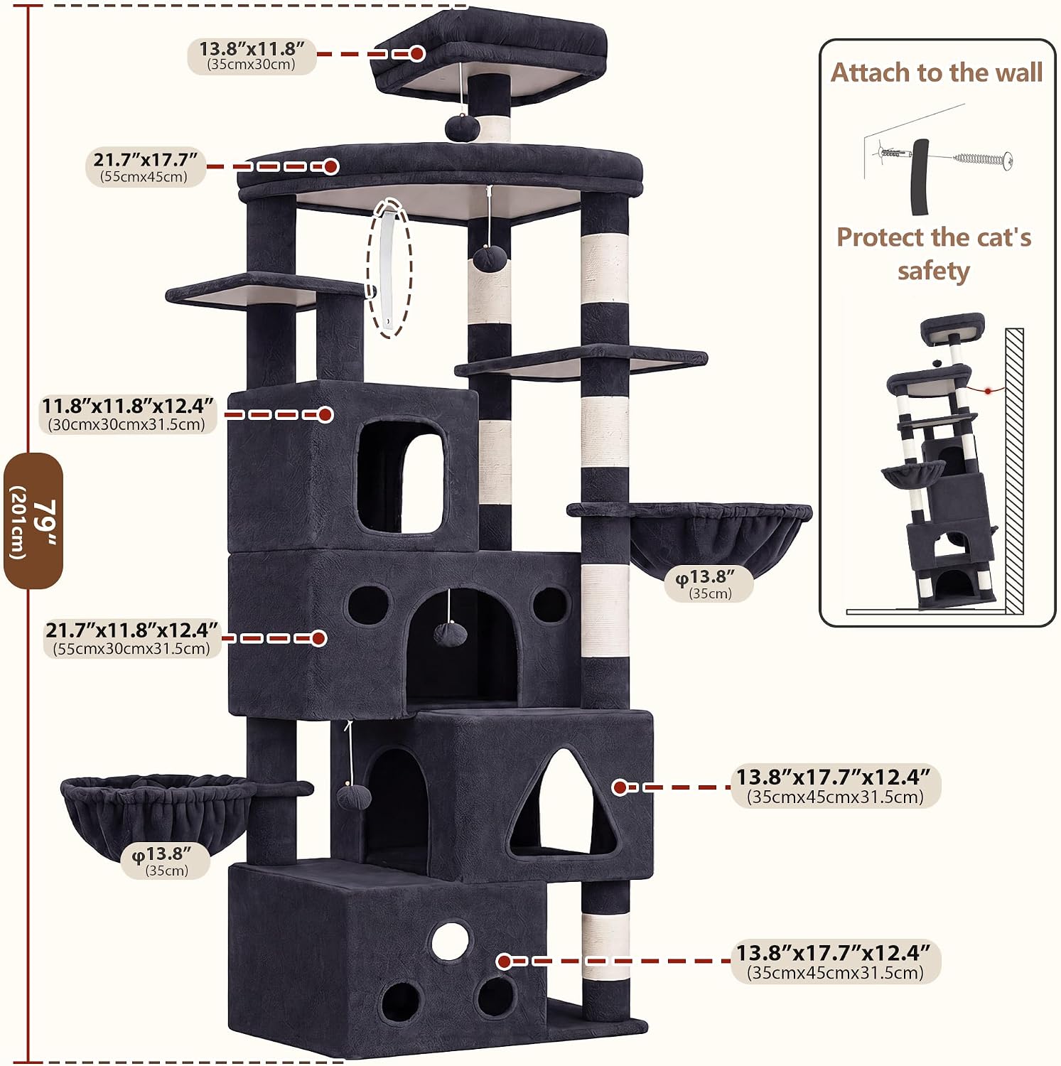 Thumbnail 6 de Gitelsnour Cat Tree GCT809G