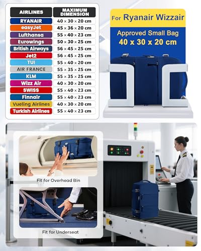 Detalle de SZLX Mochila al Vacío con Bomba – Cabina 40x30x20 cm, Impermeable para Portátil, Compatible con Ryanair/EasyJet/Wizz Air