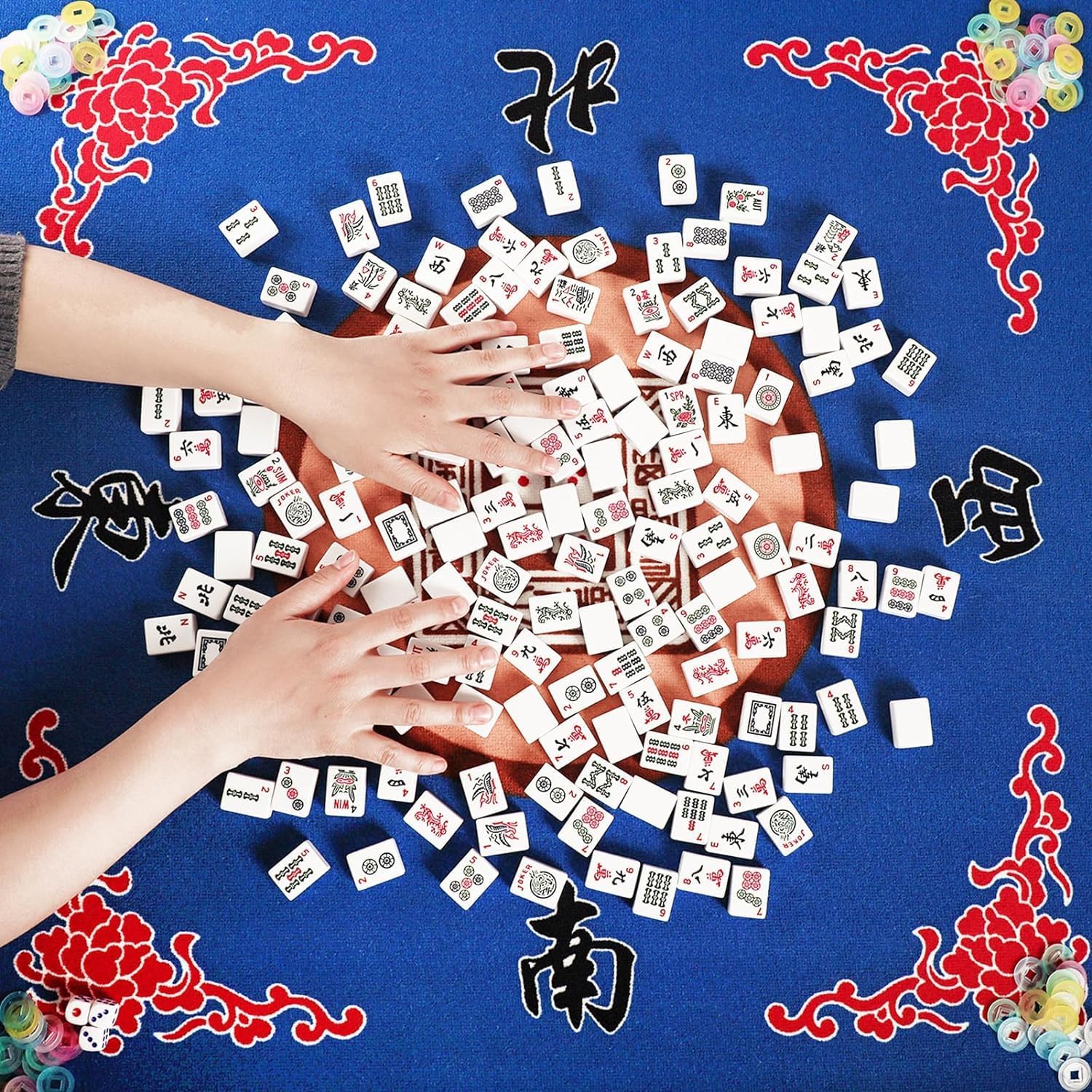 Thumbnail 6 de GUSTARIA 1.2" American Mahjong Tiles - 166 Tiles (Tiles Only, No Dice or Accessories)