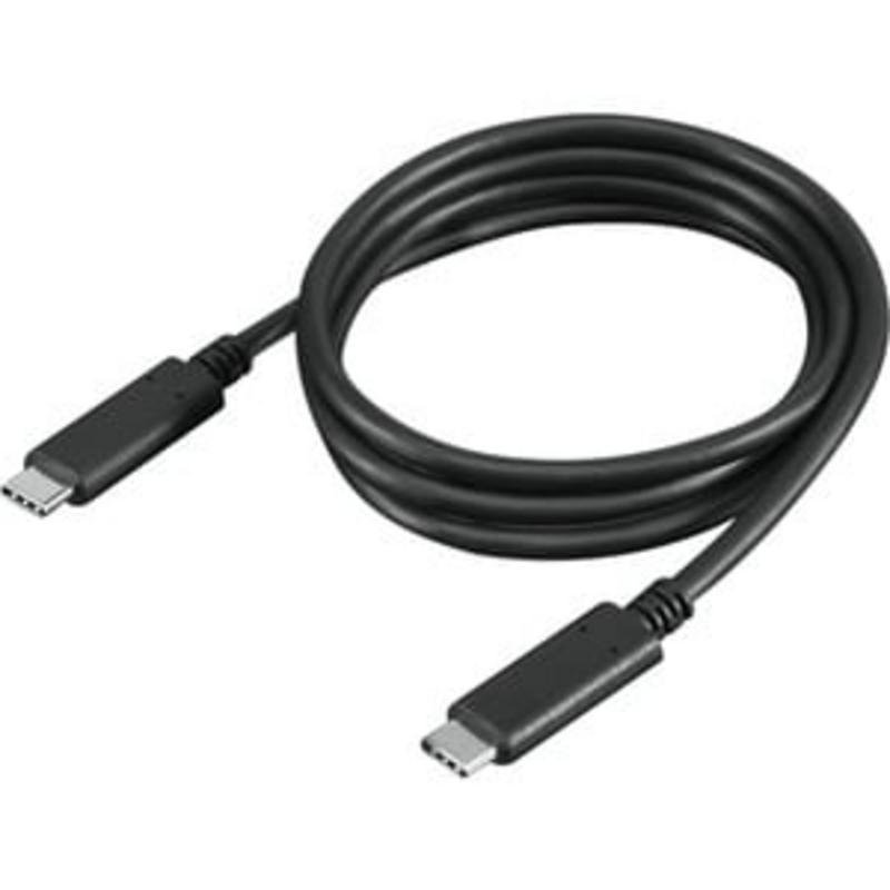 Detalle 2 de Cable USB-C Lenovo 1 m USB 3.2 Gen 2 10 Gbps Negro