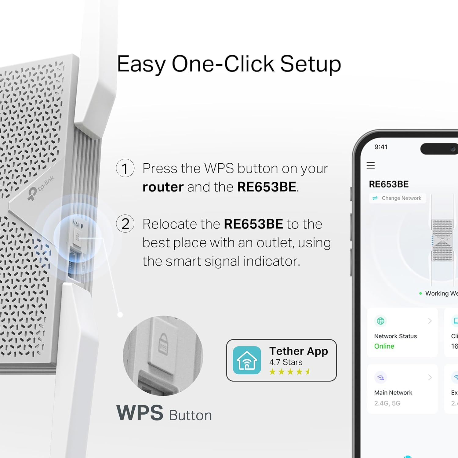 Thumbnail 6 de TP-Link BE10000 RE653BE Wi‑Fi 7 Extender 10 Gbps 📶