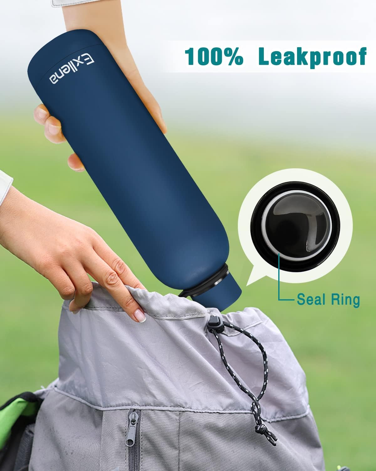 Thumbnail 5 de Exllena Insulated Water Bottle 1l