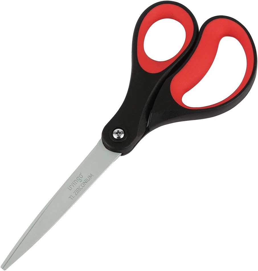 Thumbnail 4 de Lot de 3 ciseaux de bureau 20,3 cm en titane – LIVINGO, confort et polyvalence