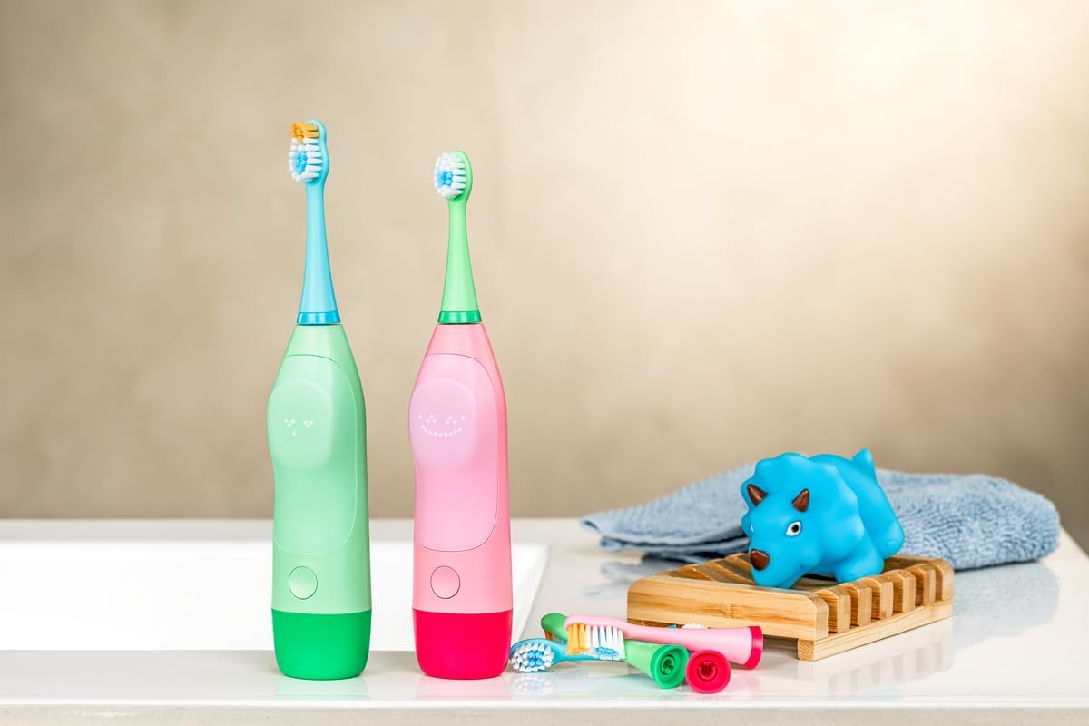 Detalle 2 de Jordan | OOTIE Spazzolino da denti sonoro per bambini 3-12 anni (2 testine) con display interattivo