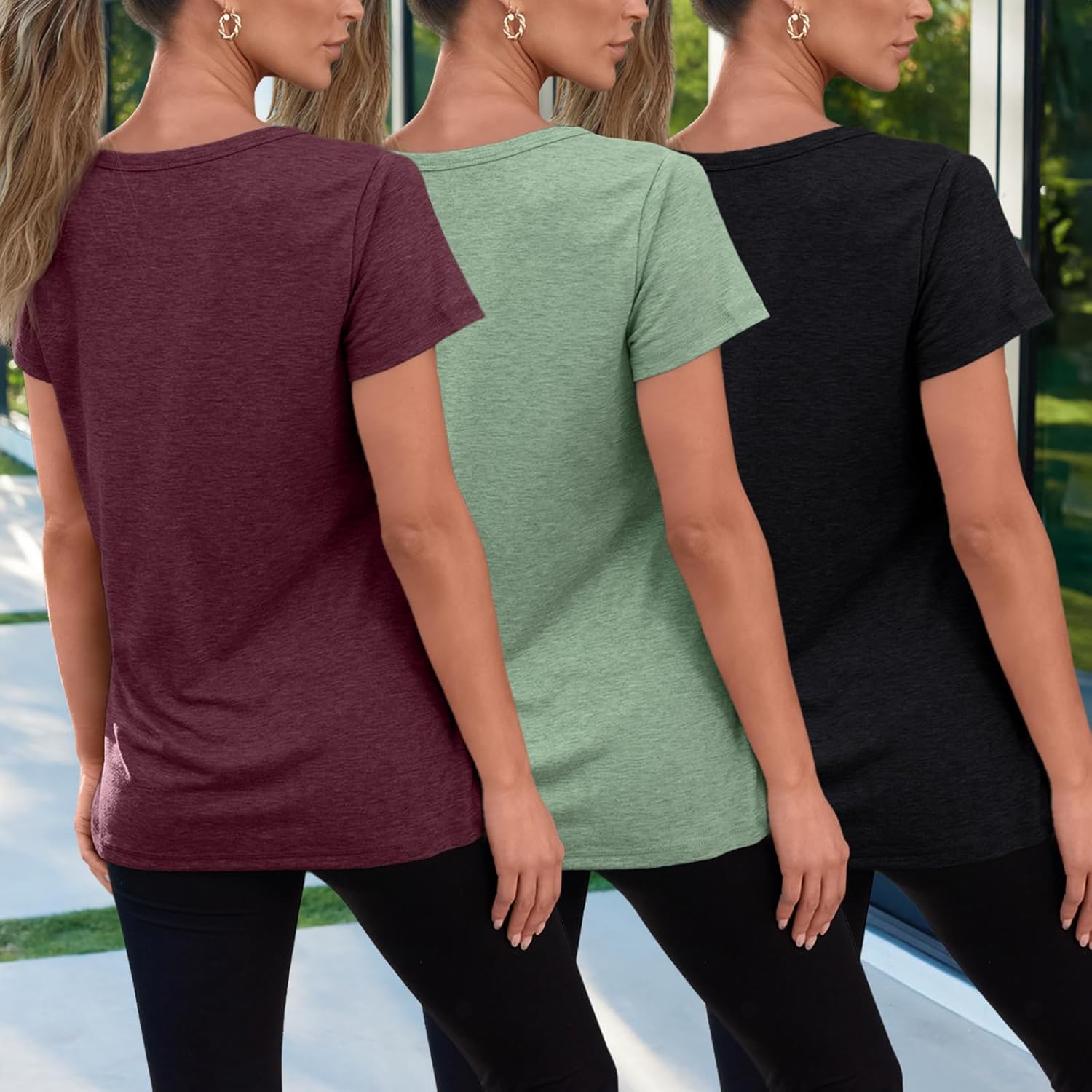 Thumbnail 4 de SUNBS Womens 3 Pack T-Shirts 2026