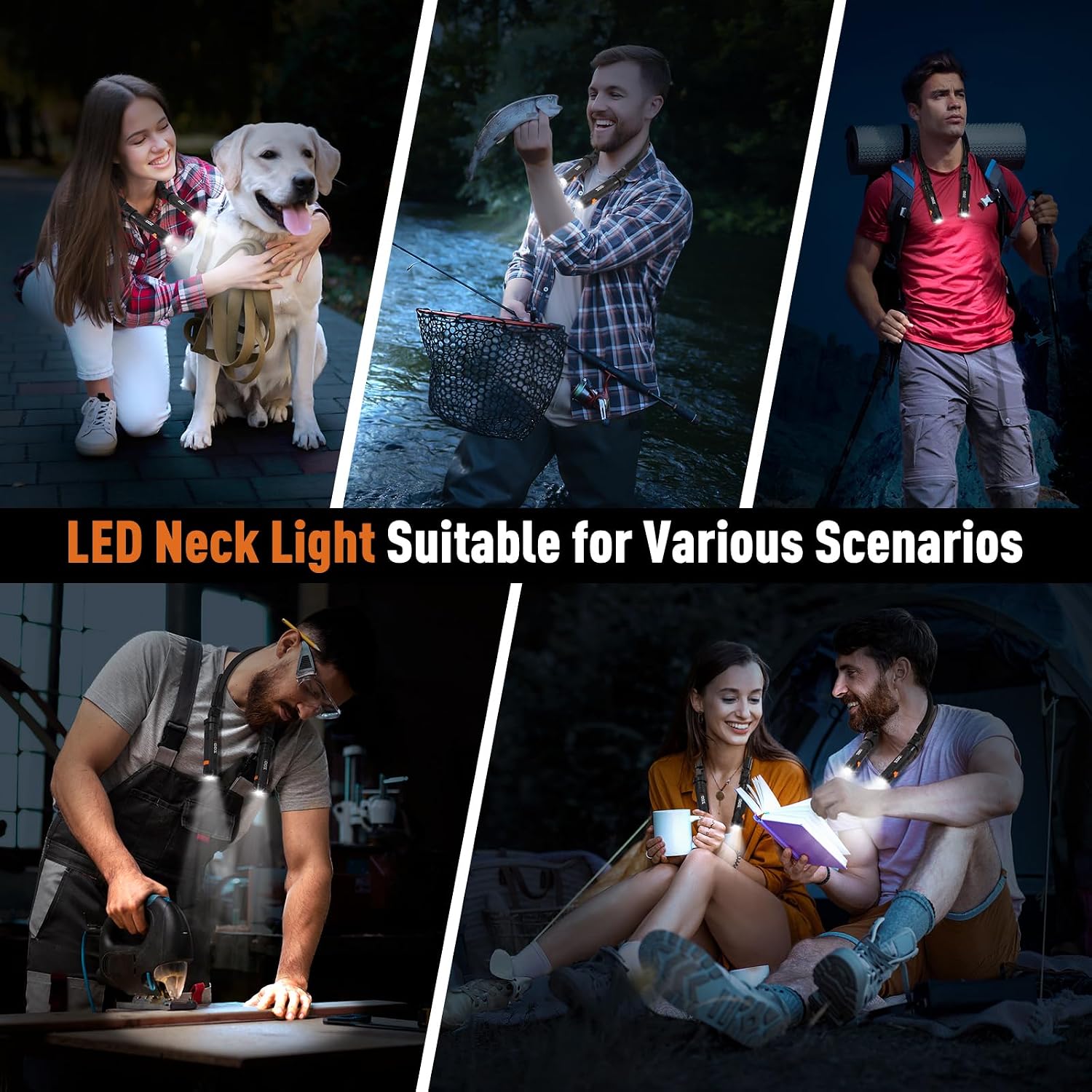 Thumbnail 4 de ZOOI Reading Neck Light 150° rotation