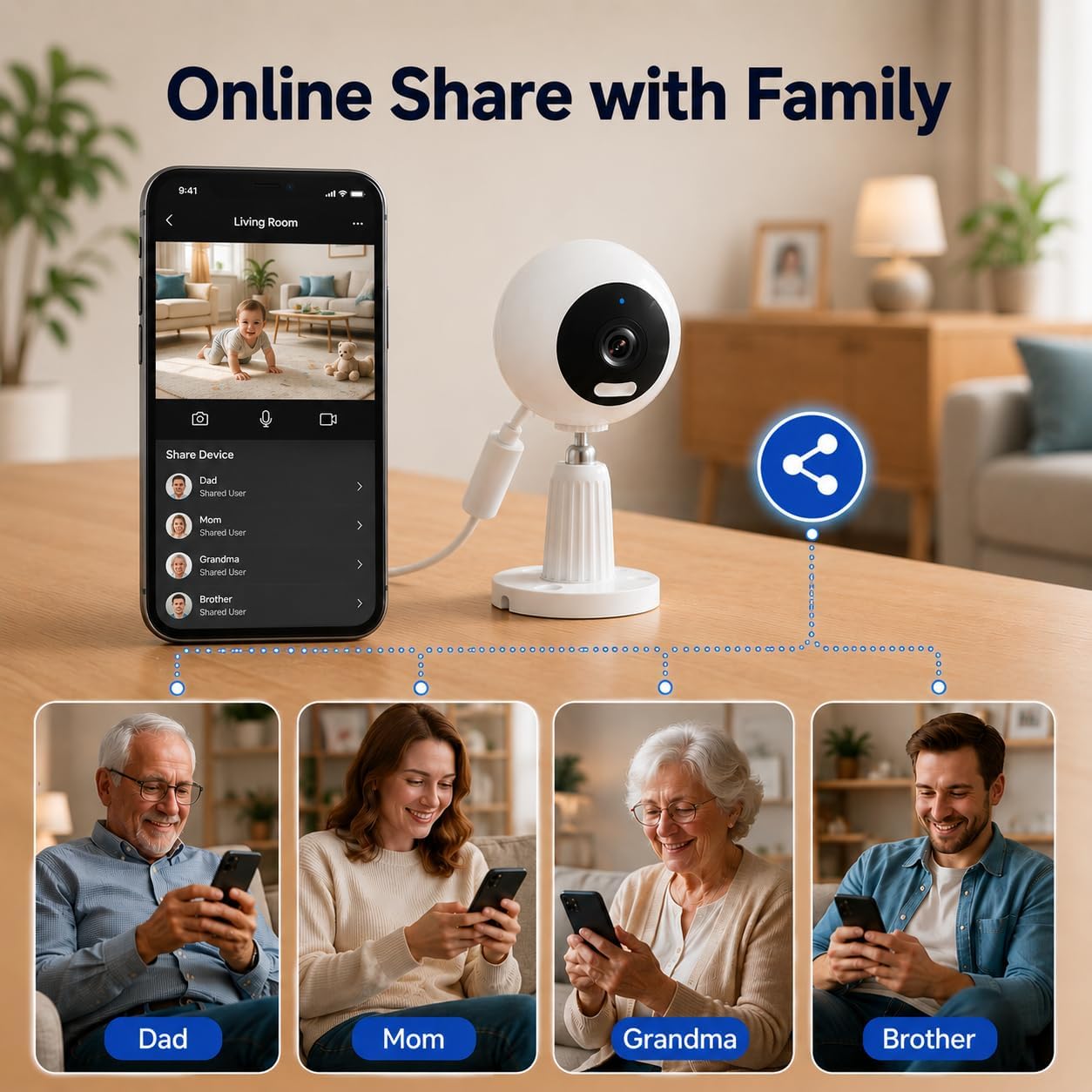 Thumbnail 6 de GUOANVISION 3MP Outdoor/Indoor Security Camera
