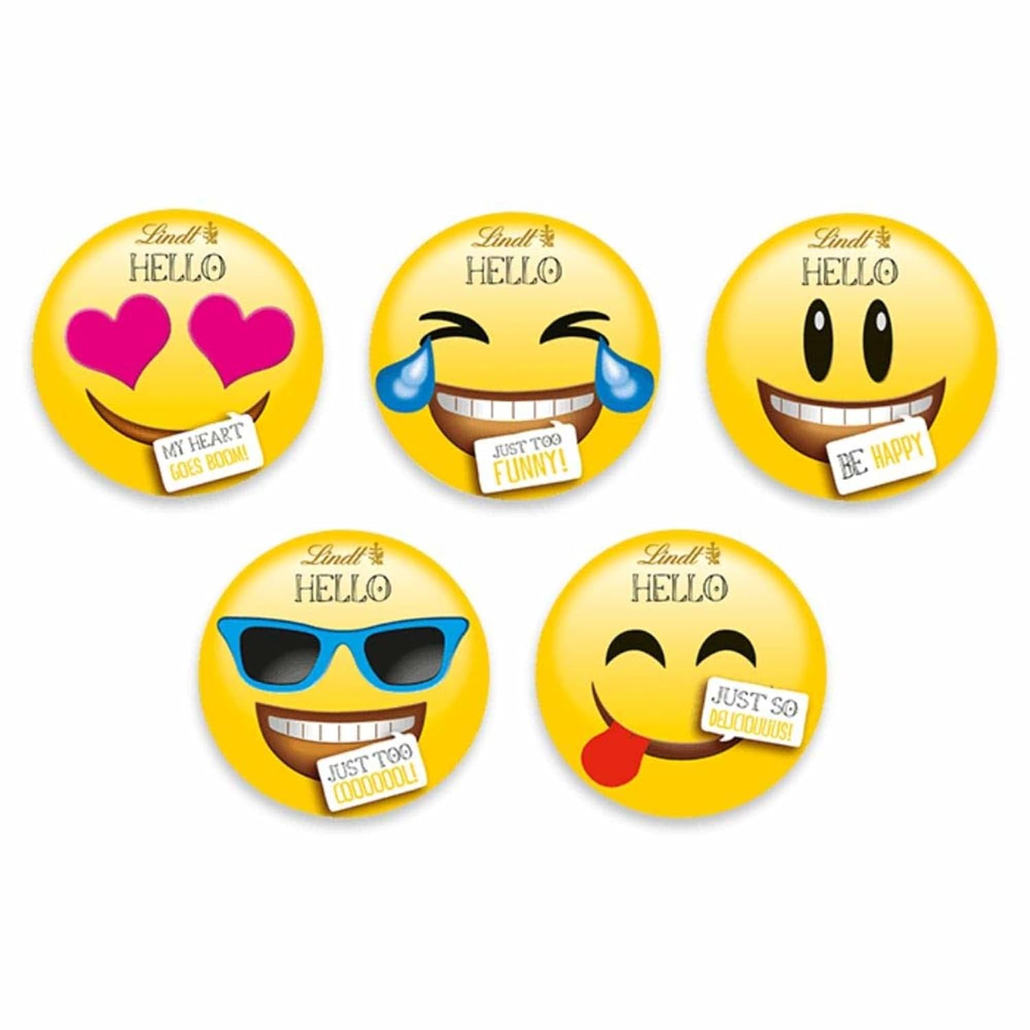 Thumbnail 1 de Lindt HELLO Mini Emotis Schokolade – 164 g mit ca. 27 Emoticon-Designs