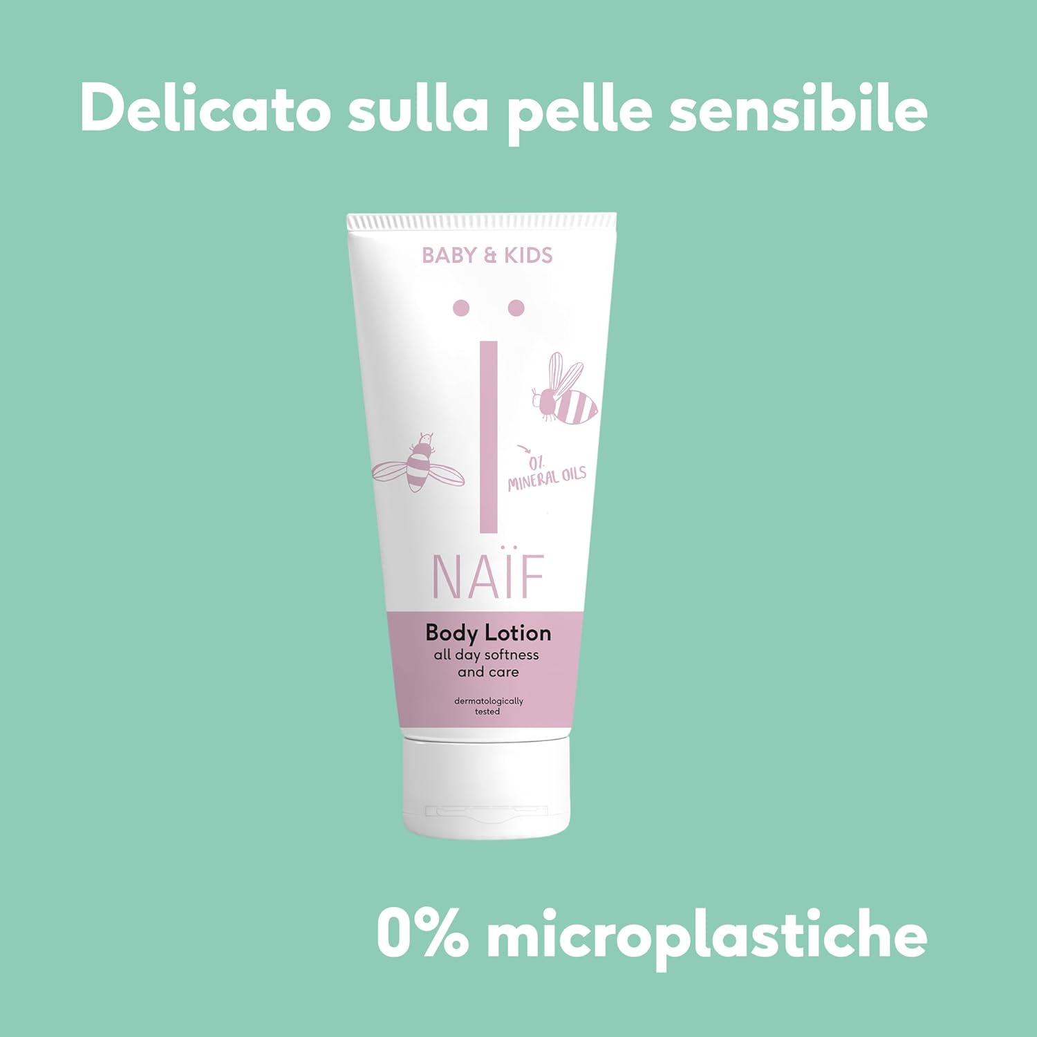 Thumbnail 4 de Naïf Lozione corpo nutriente per neonati e bambini – Crema delicata 200 ml per pelli sensibili