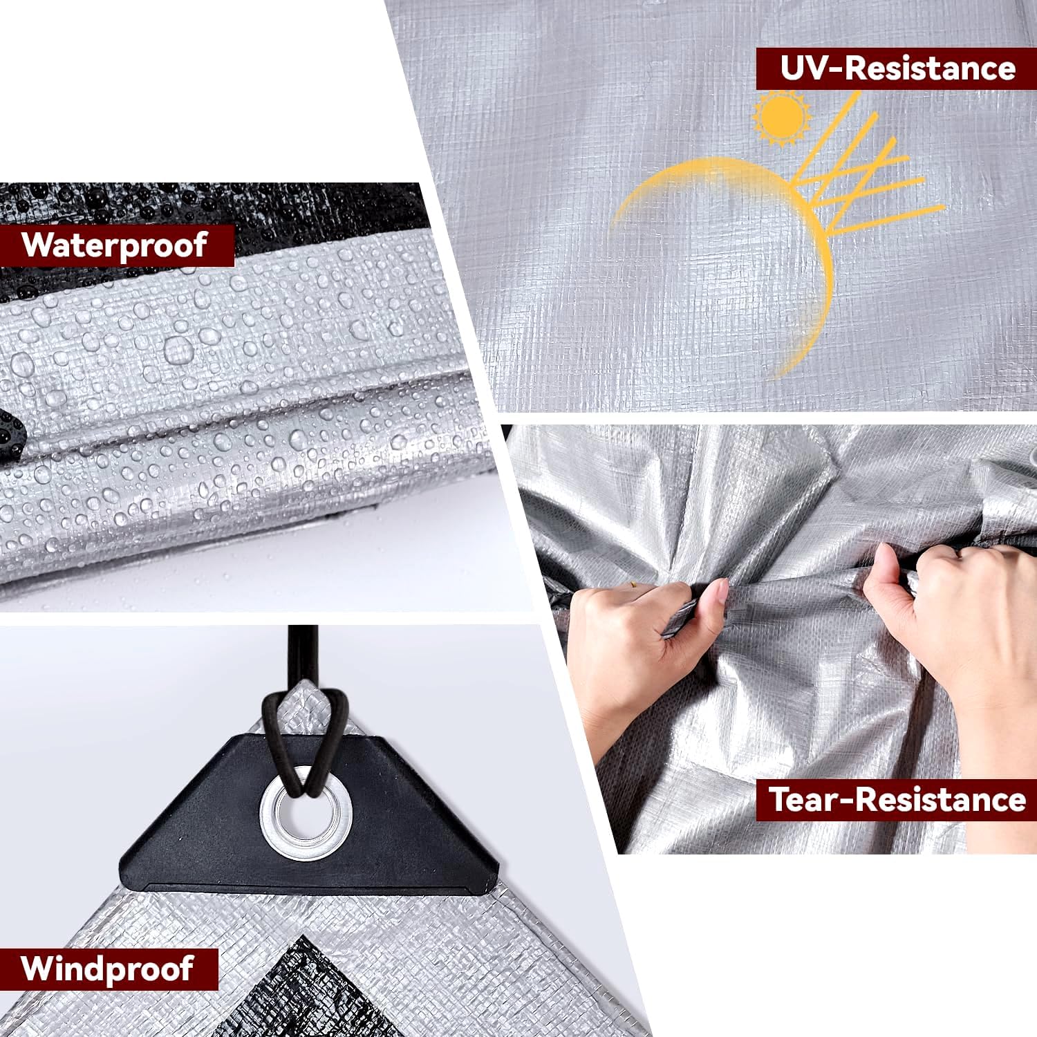 Thumbnail 3 de Covall 6x8m waterproof tarp groundsheet