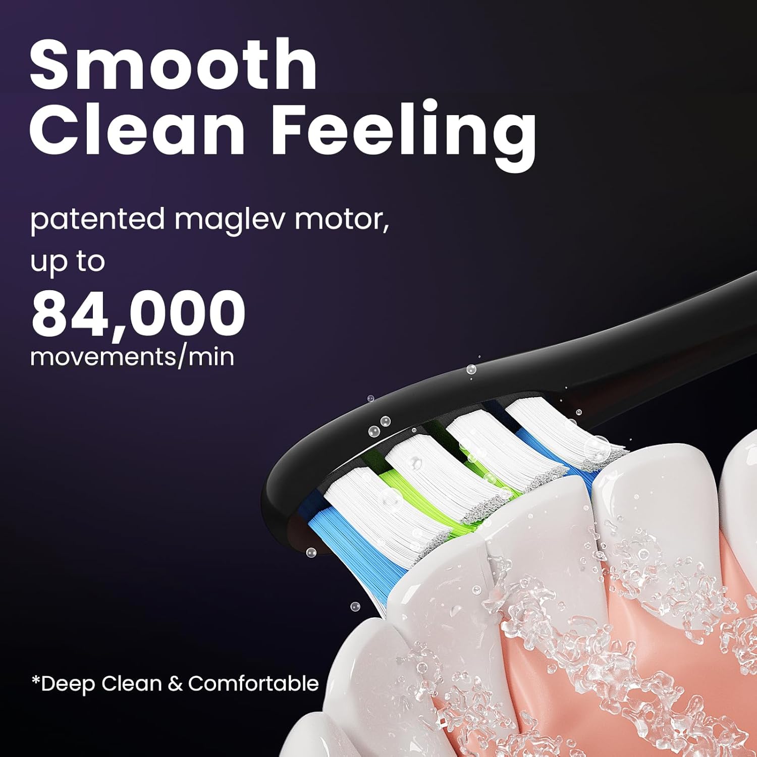 Detalle de Oclean X Series Pro cepillo sónico 30 días