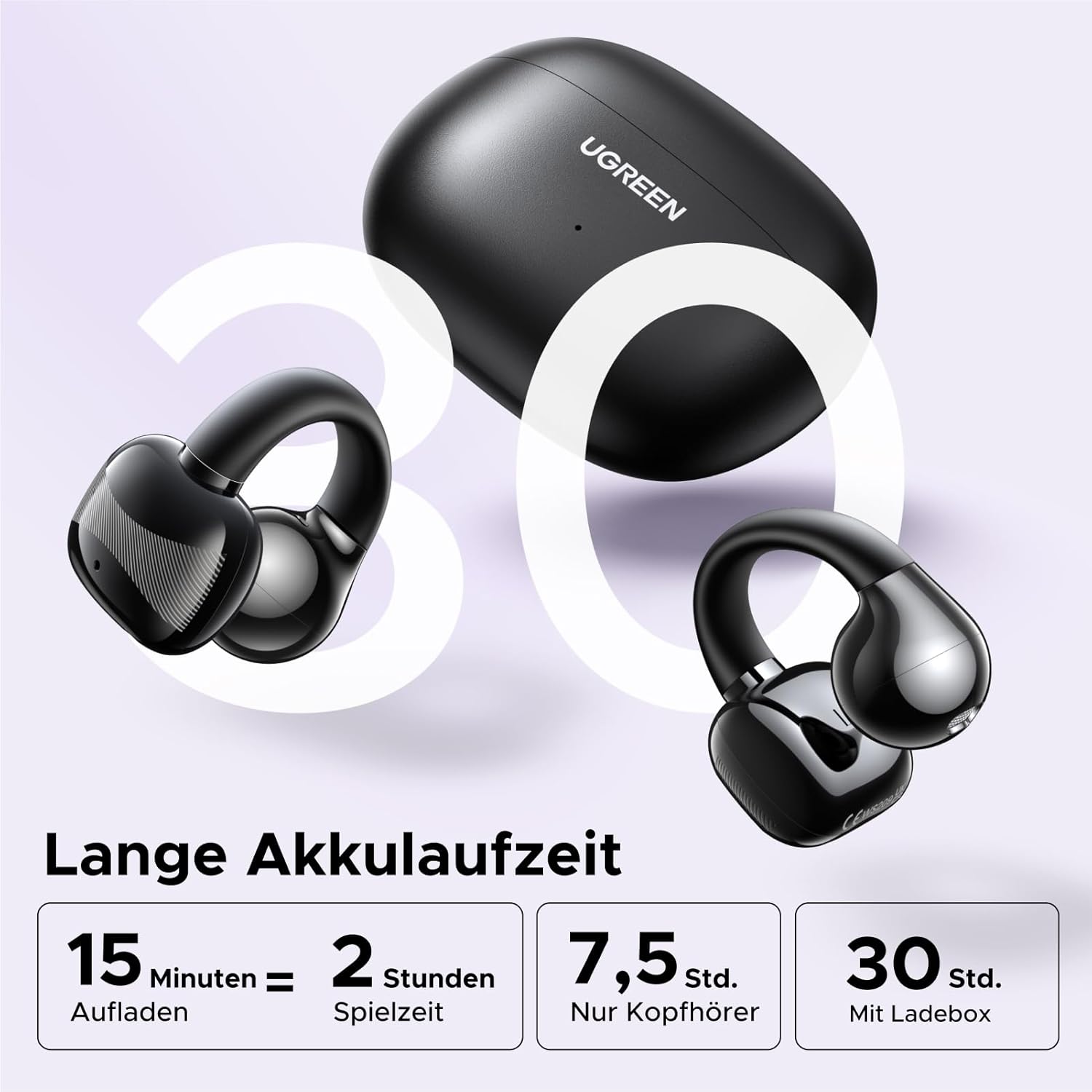 Thumbnail 6 de UGREEN HiTune S3 In-Ear Bluetooth-Kopfhörer, 30h Spielzeit
