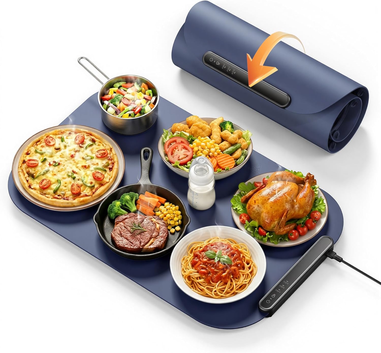 Food Warmer Mat 61x40 cm 3 heat levels