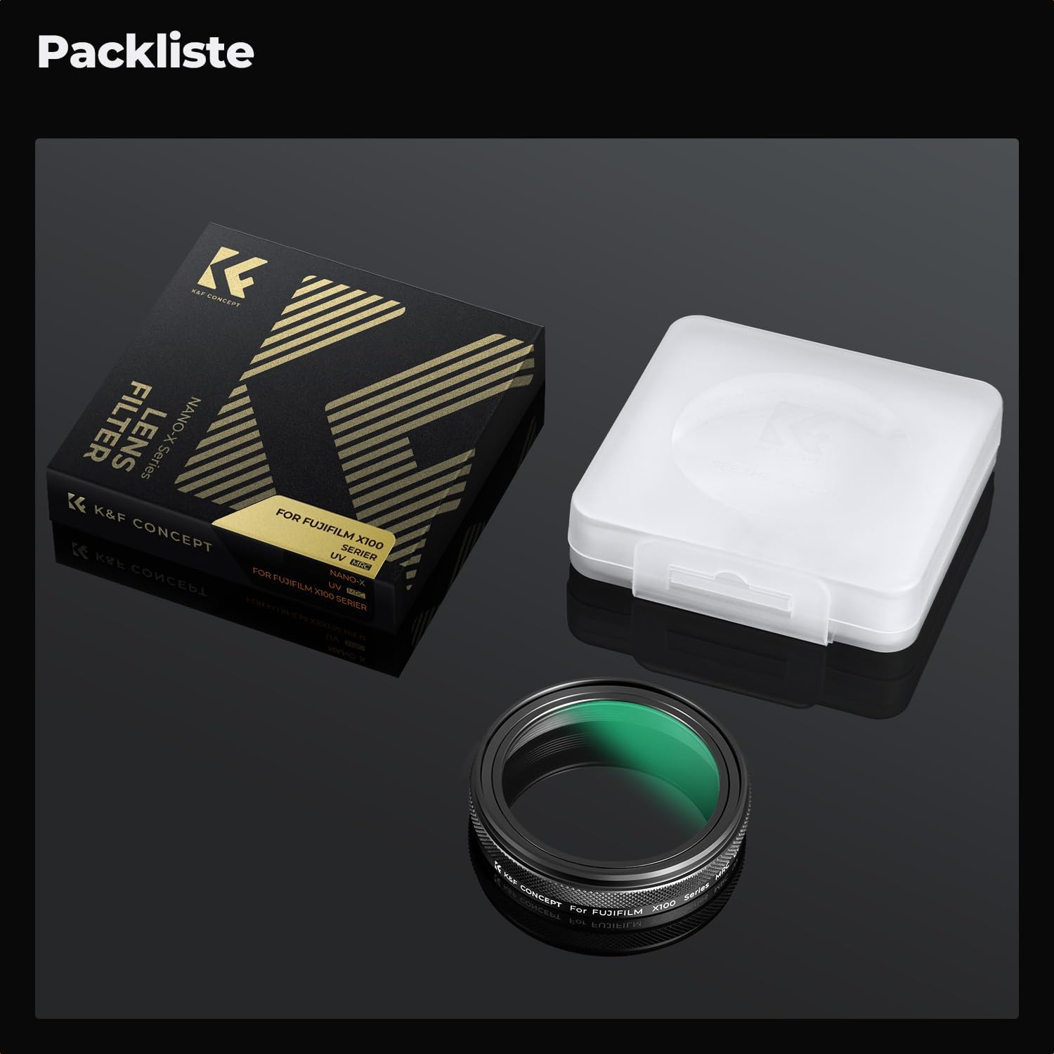 Thumbnail 6 de K&F CONCEPT UV-Filter X100 Serie