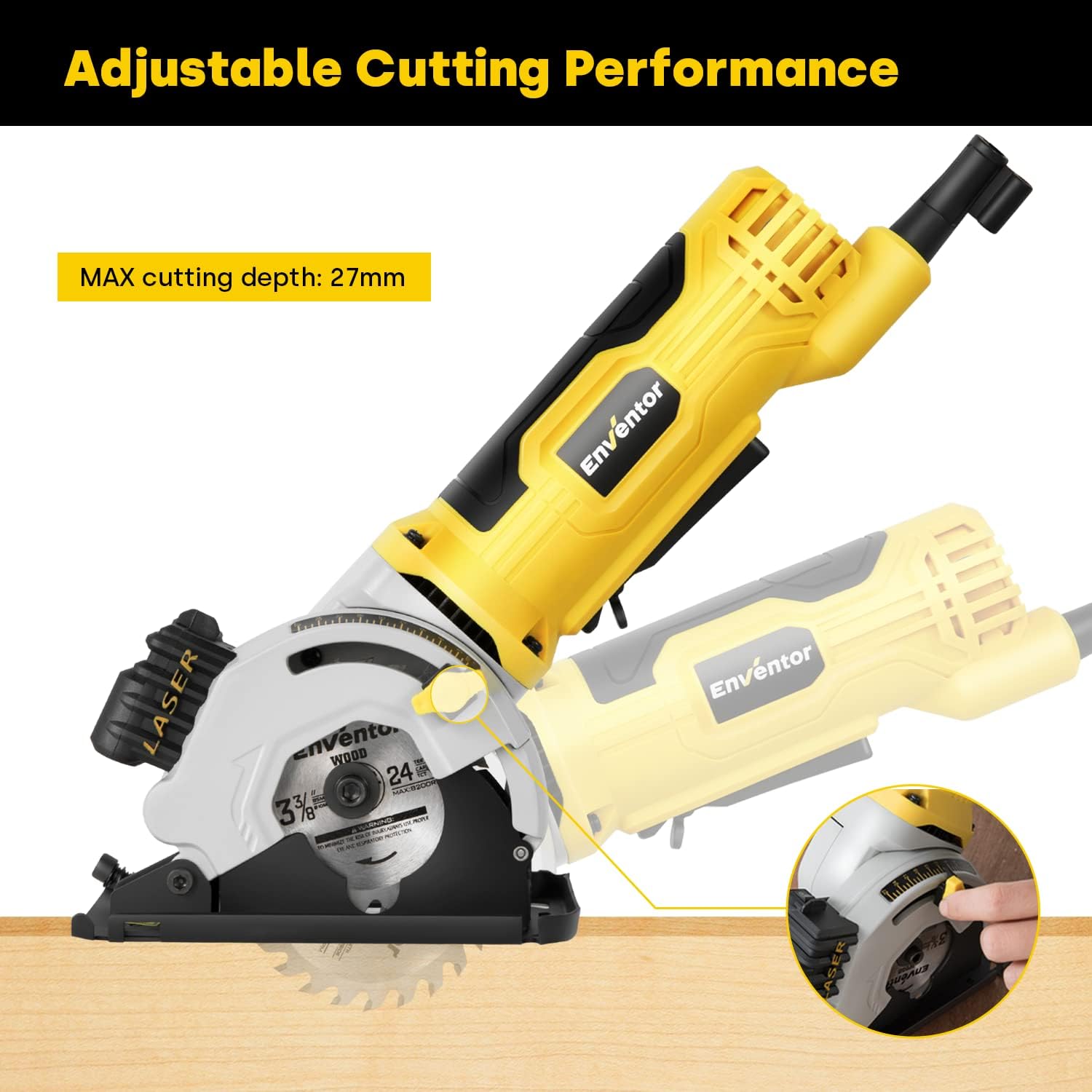Detalle de Enventor Mini Circular Saw 580W