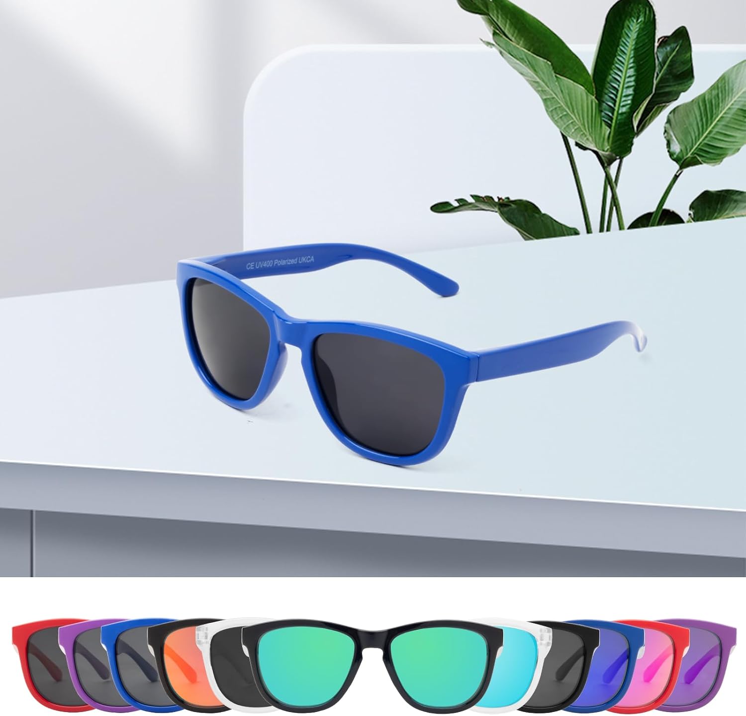 Detalle de Face Shadow Polarisées – Lunettes de Soleil pour Enfant 2–4 Ans (UV400, légère, polarises)