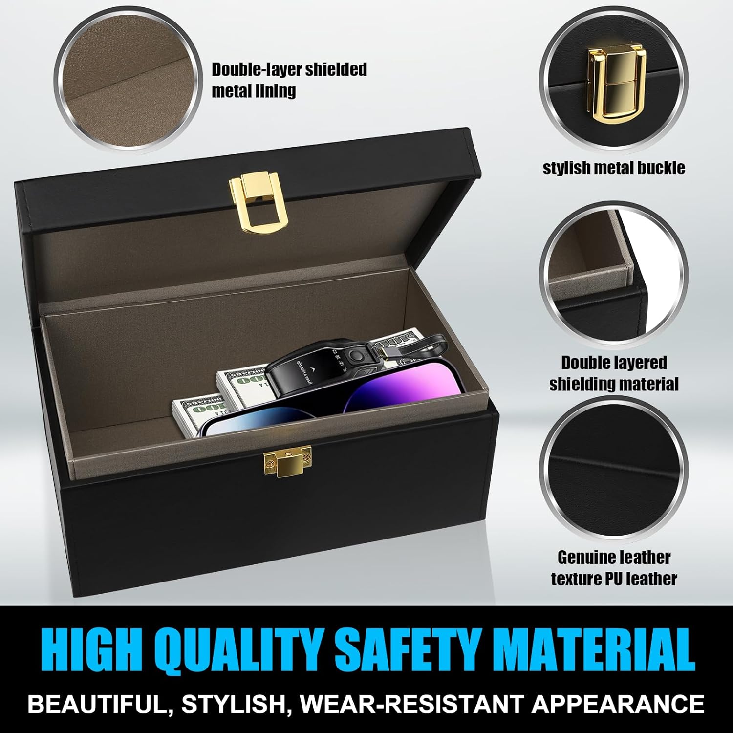 Thumbnail 4 de Diyife XL Car Key Signal Blocker Box 10-15 keys 🛡